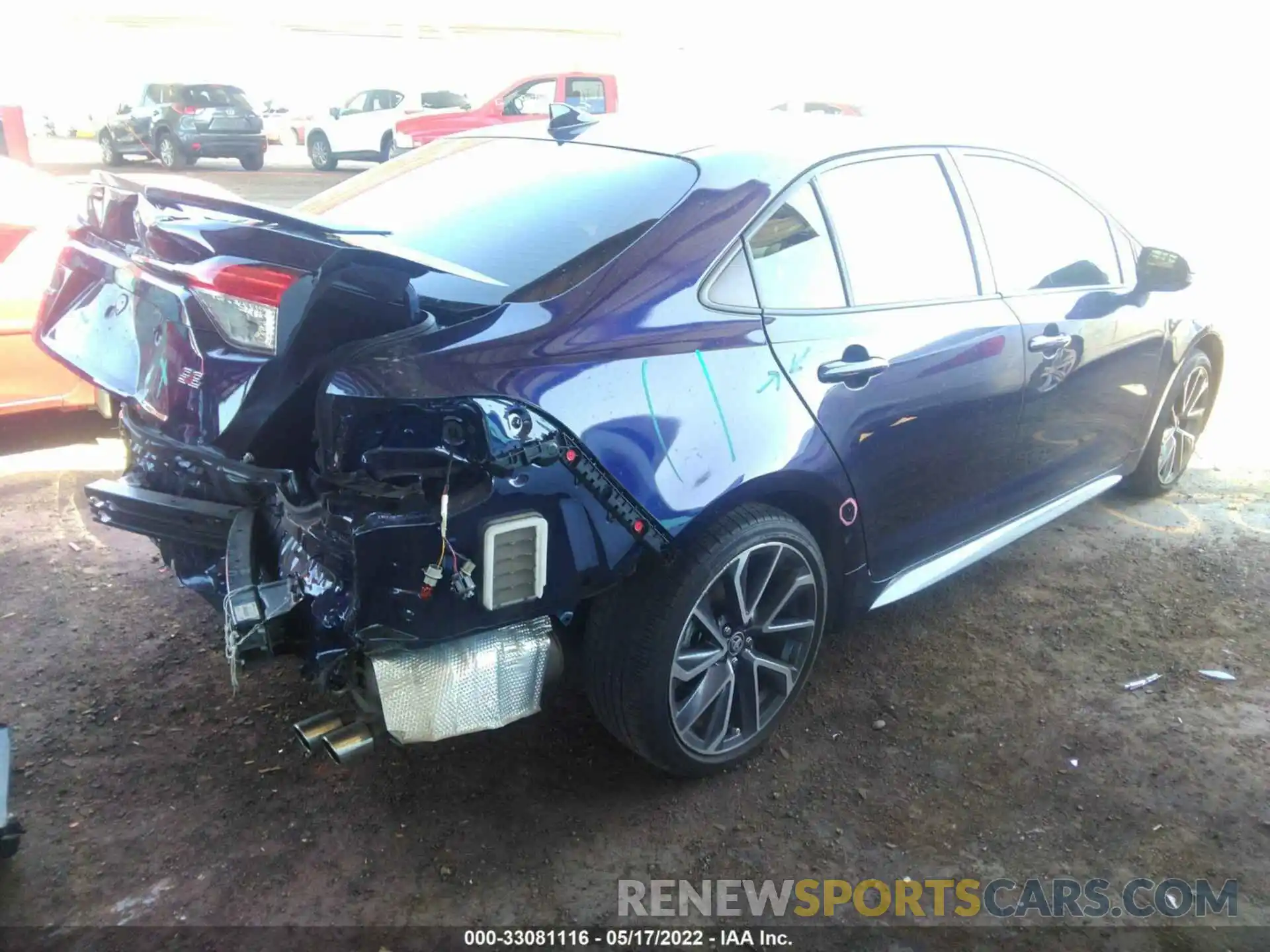 4 Photograph of a damaged car JTDS4RCE8LJ029883 TOYOTA COROLLA 2020