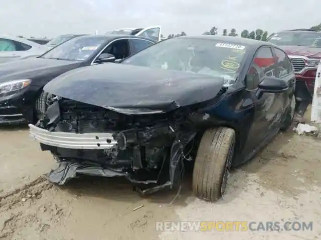 2 Photograph of a damaged car JTDS4RCE8LJ029897 TOYOTA COROLLA 2020