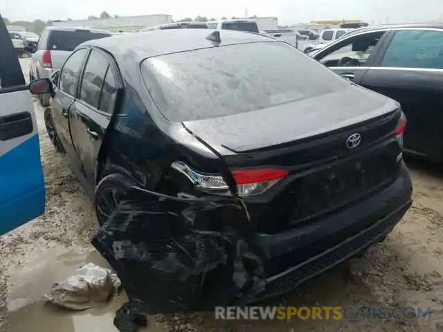 3 Photograph of a damaged car JTDS4RCE8LJ029897 TOYOTA COROLLA 2020