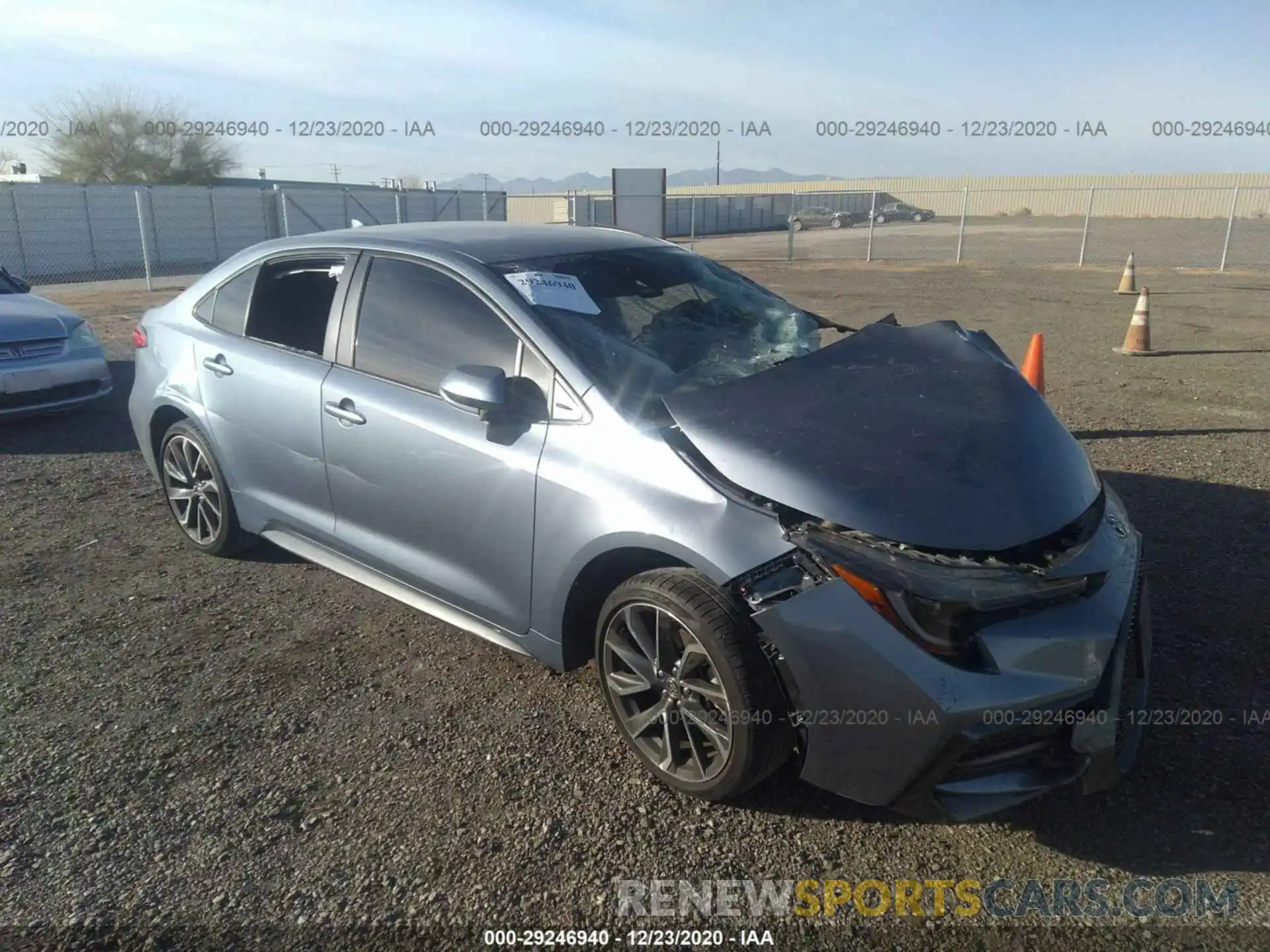 1 Photograph of a damaged car JTDS4RCE8LJ029964 TOYOTA COROLLA 2020