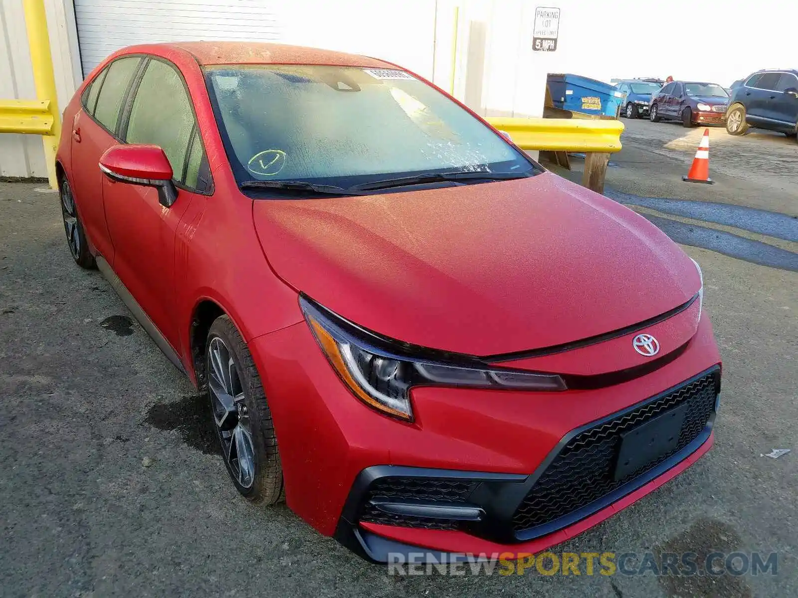 1 Photograph of a damaged car JTDS4RCE8LJ030032 TOYOTA COROLLA 2020