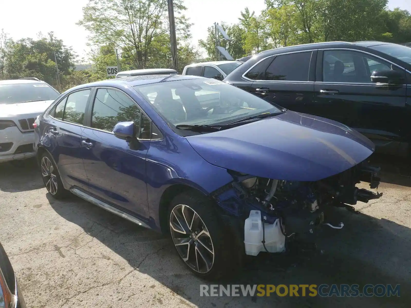 1 Photograph of a damaged car JTDS4RCE8LJ030189 TOYOTA COROLLA 2020