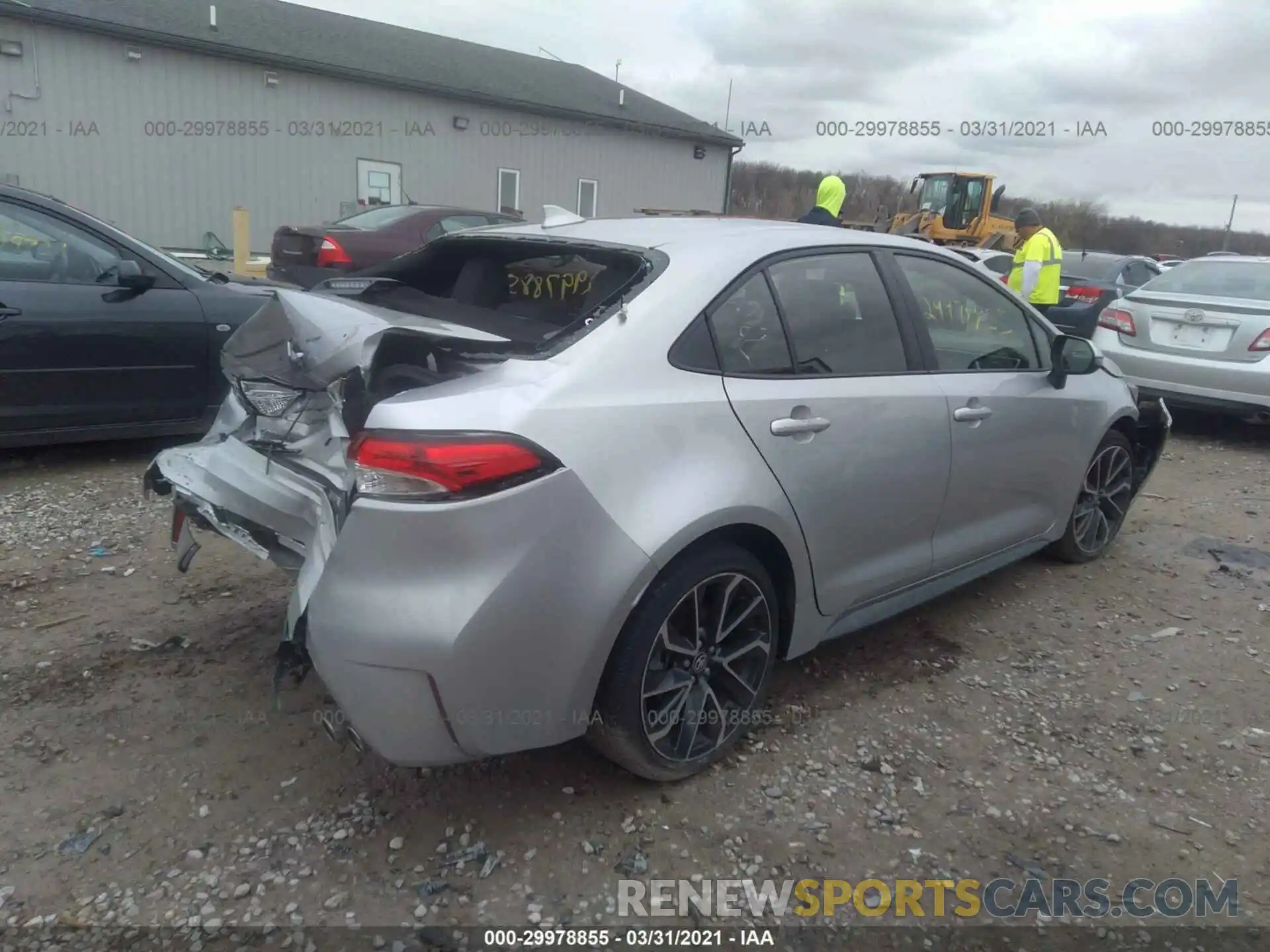 4 Photograph of a damaged car JTDS4RCE8LJ030760 TOYOTA COROLLA 2020