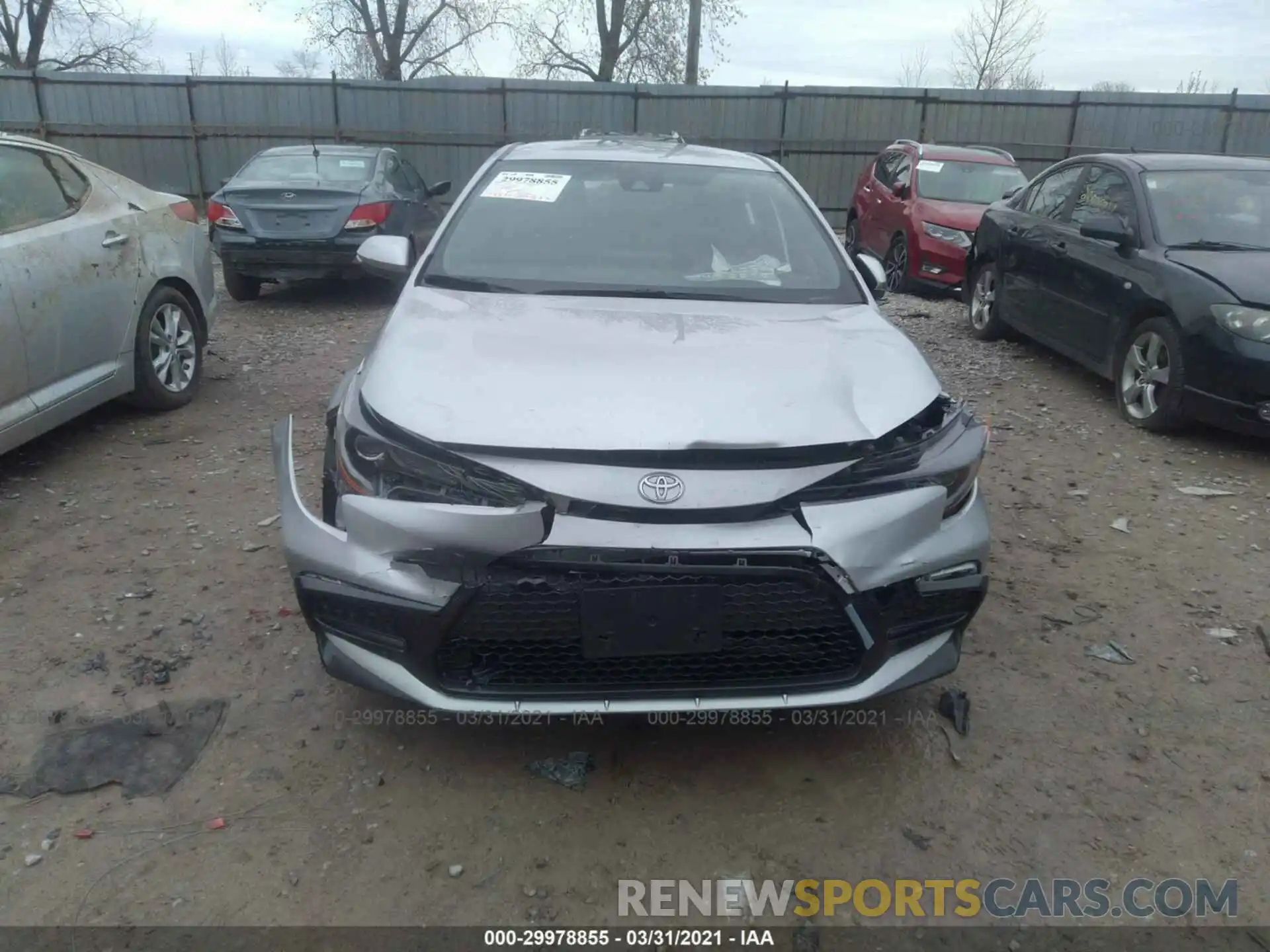 6 Photograph of a damaged car JTDS4RCE8LJ030760 TOYOTA COROLLA 2020