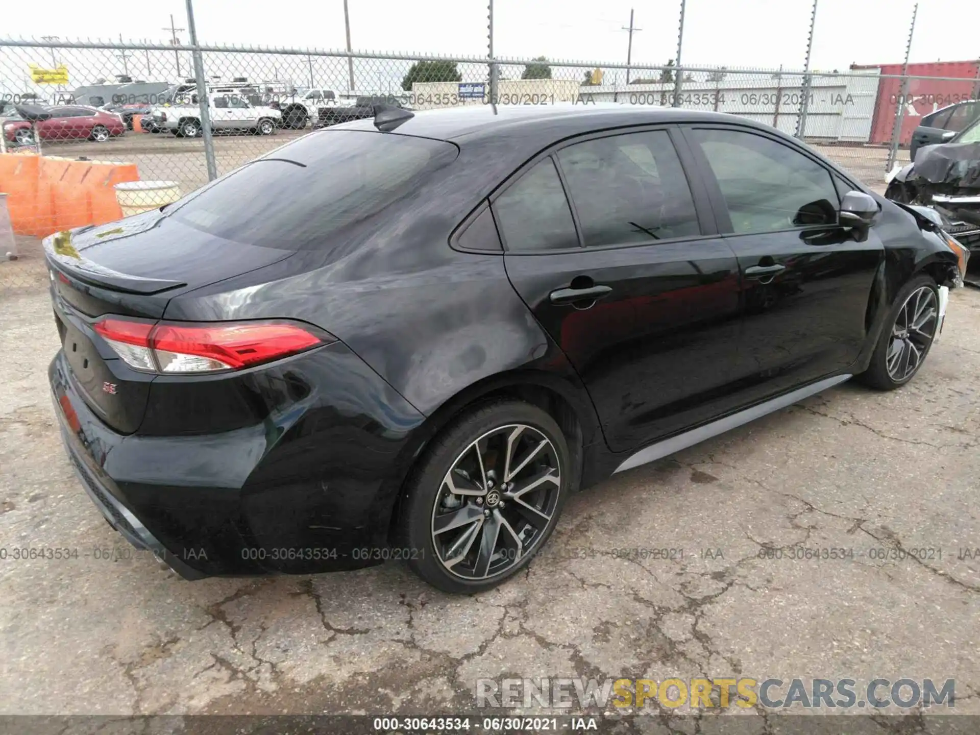 4 Photograph of a damaged car JTDS4RCE8LJ031178 TOYOTA COROLLA 2020