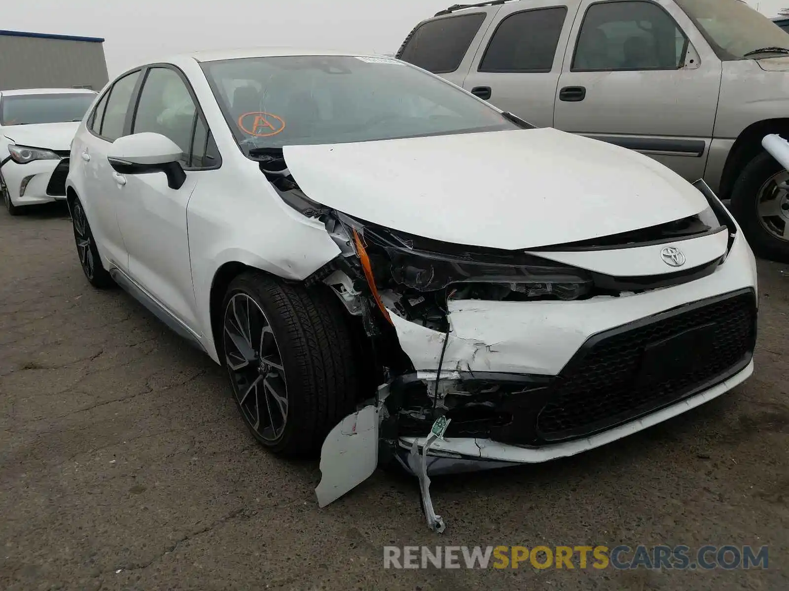 1 Photograph of a damaged car JTDS4RCE8LJ031813 TOYOTA COROLLA 2020