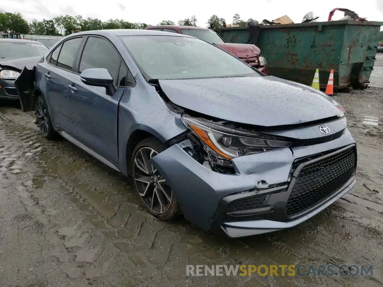 1 Photograph of a damaged car JTDS4RCE8LJ031861 TOYOTA COROLLA 2020