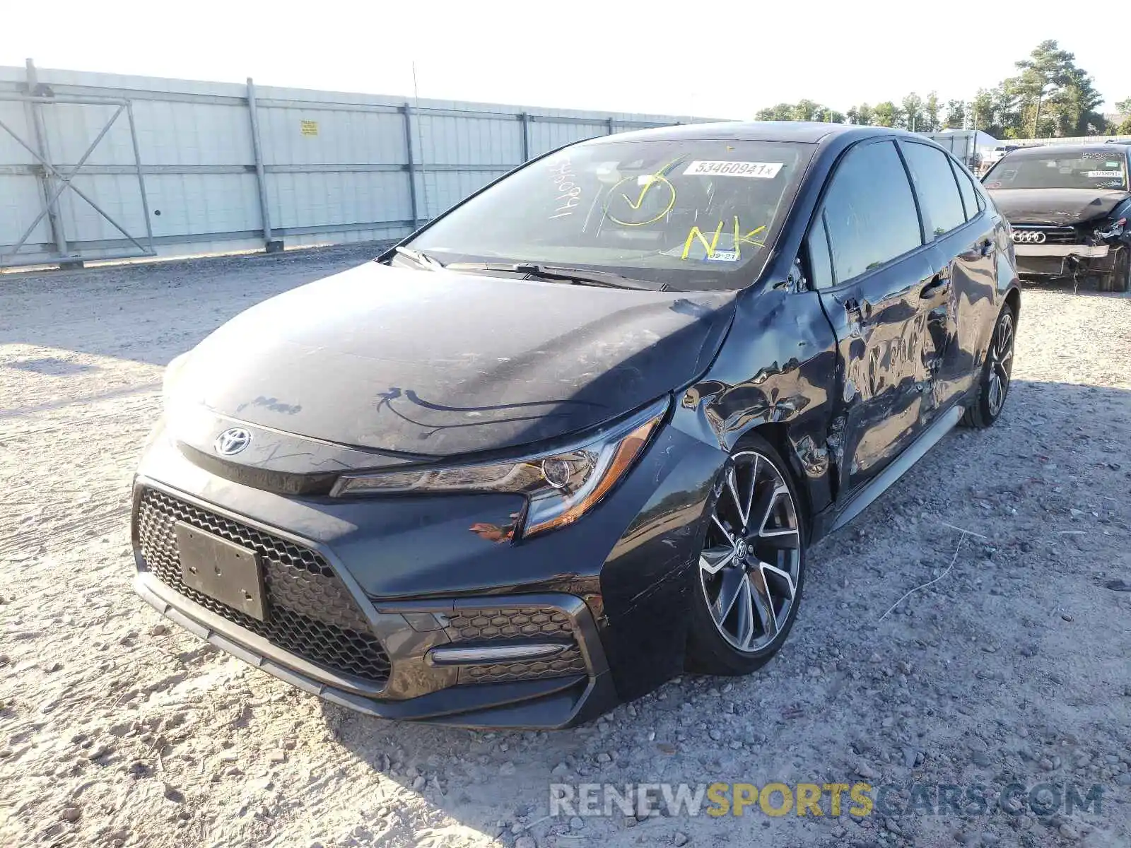 2 Photograph of a damaged car JTDS4RCE8LJ032153 TOYOTA COROLLA 2020