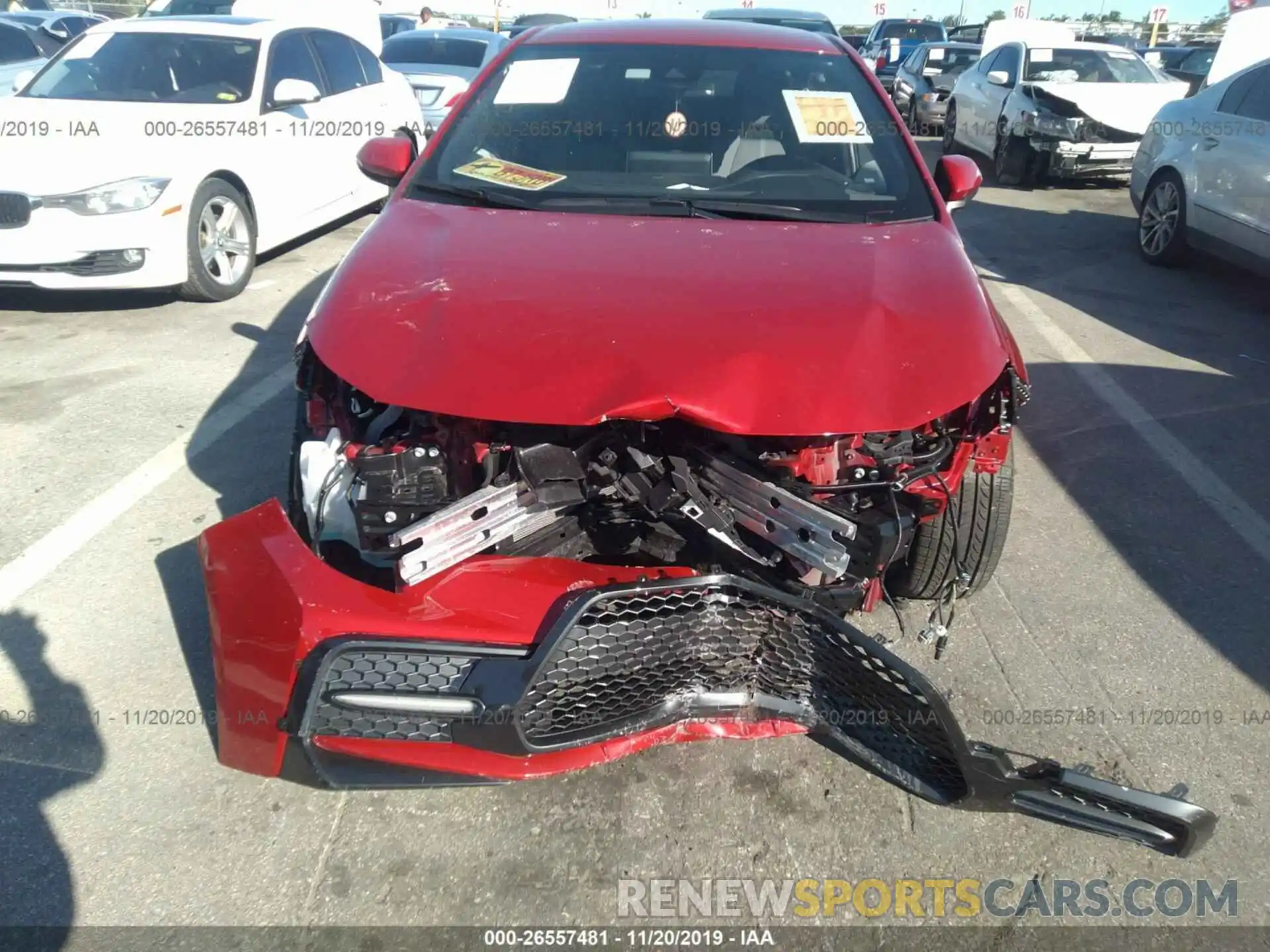 6 Photograph of a damaged car JTDS4RCE8LJ032198 TOYOTA COROLLA 2020