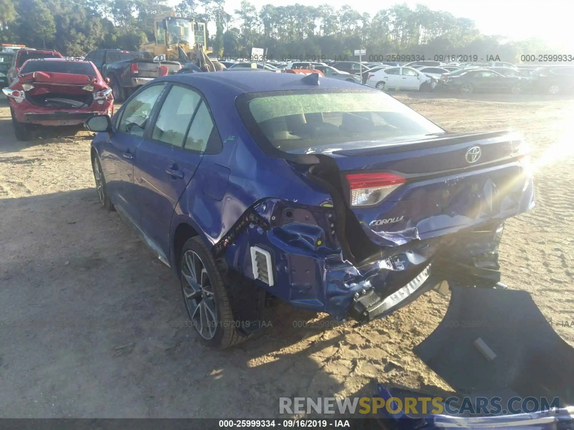 3 Photograph of a damaged car JTDS4RCE8LJ032573 TOYOTA COROLLA 2020