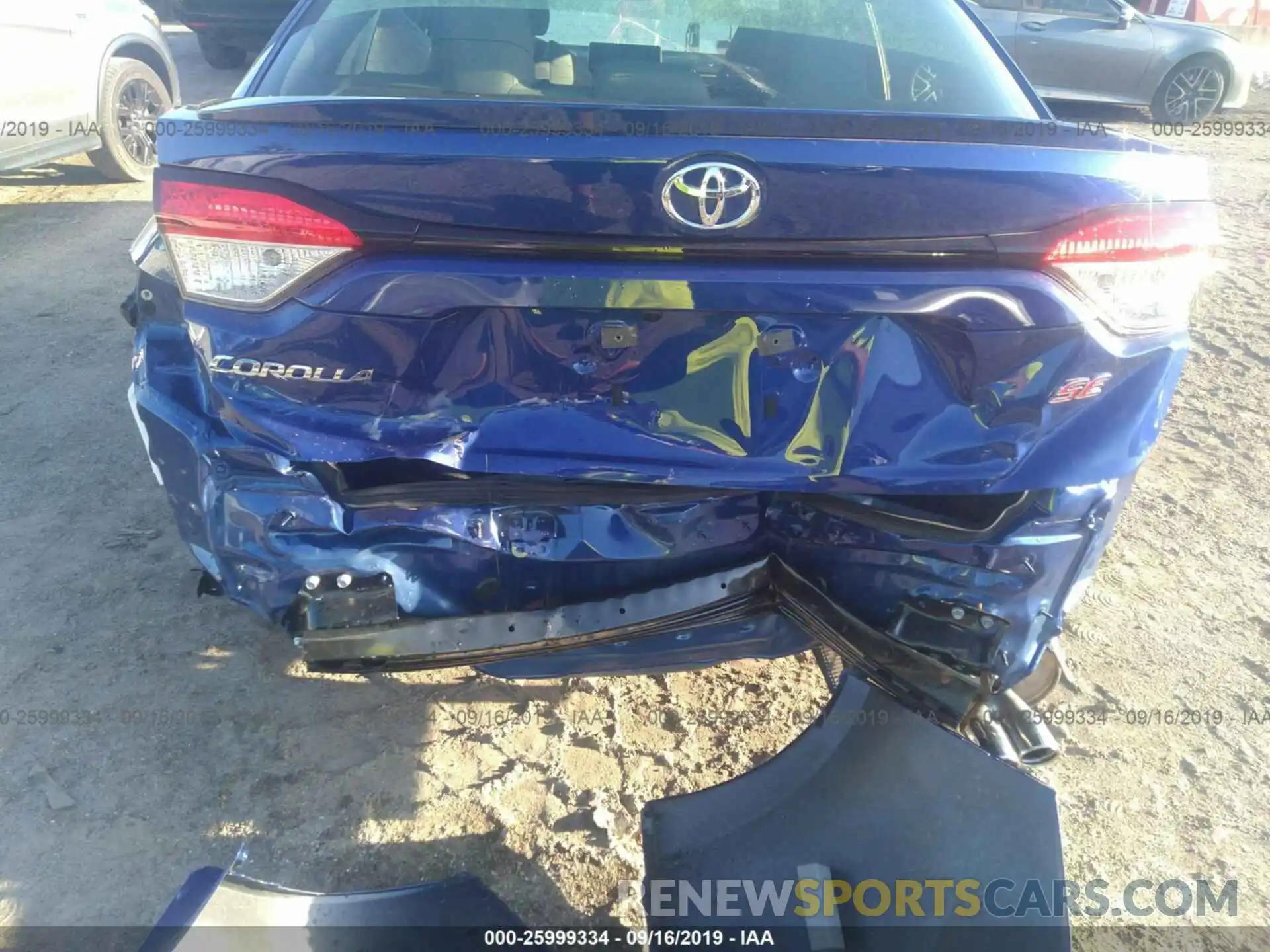 6 Photograph of a damaged car JTDS4RCE8LJ032573 TOYOTA COROLLA 2020