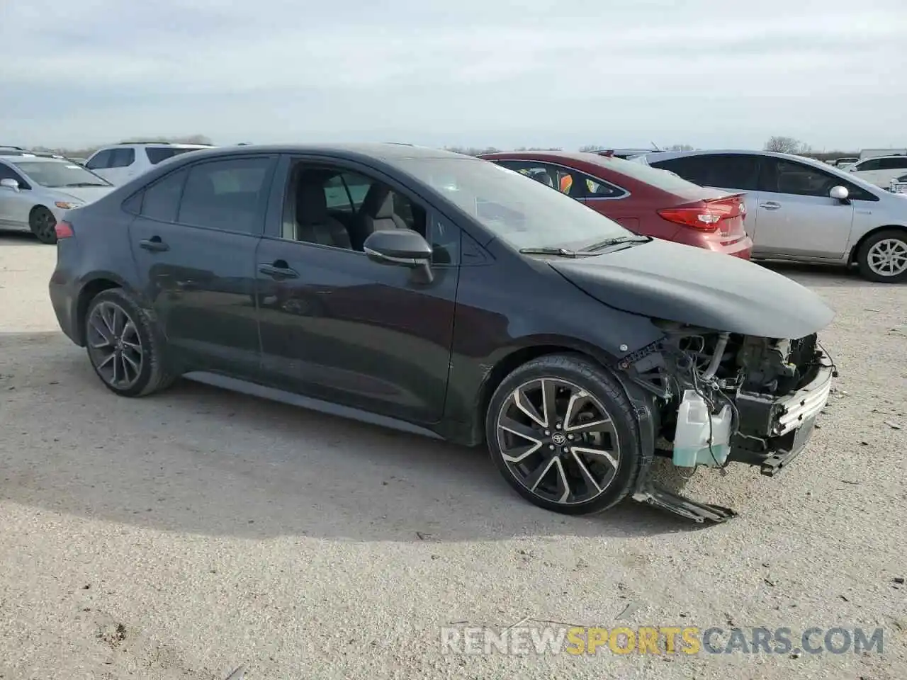 4 Photograph of a damaged car JTDS4RCE8LJ034503 TOYOTA COROLLA 2020