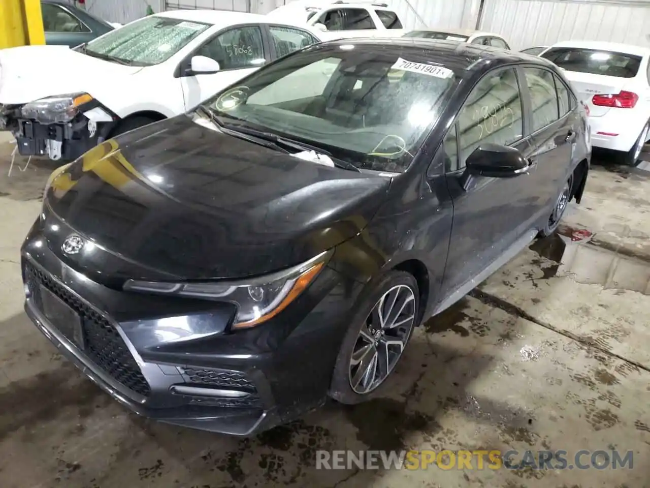 2 Photograph of a damaged car JTDS4RCE8LJ035196 TOYOTA COROLLA 2020