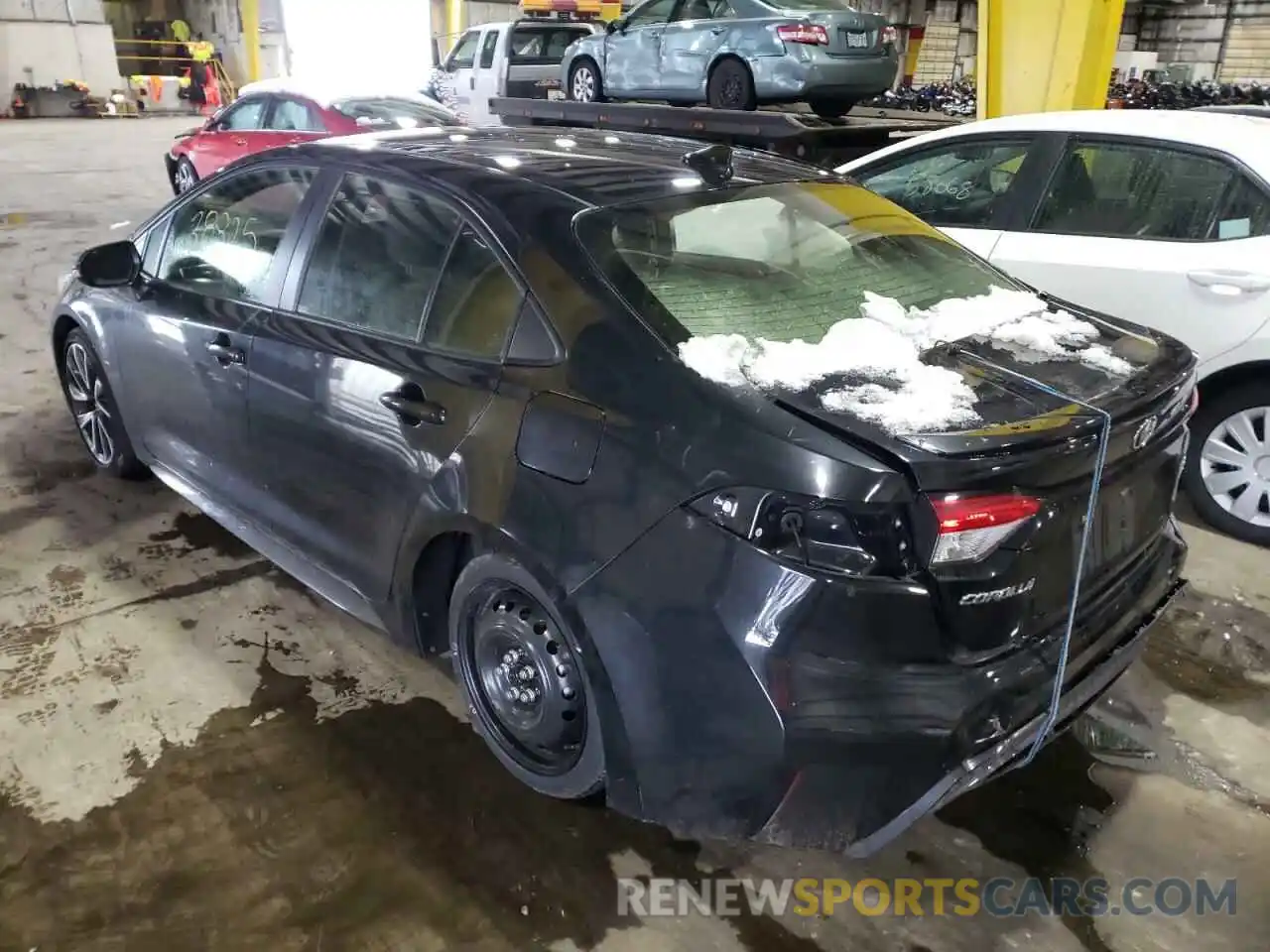 3 Photograph of a damaged car JTDS4RCE8LJ035196 TOYOTA COROLLA 2020