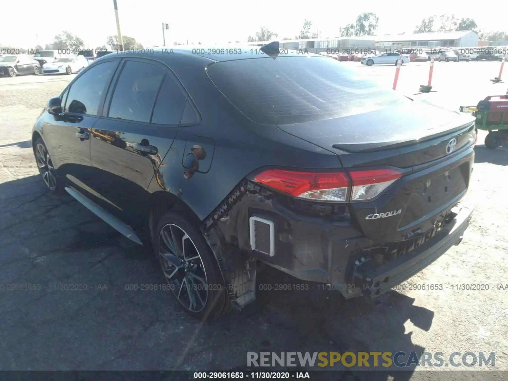 3 Photograph of a damaged car JTDS4RCE8LJ035201 TOYOTA COROLLA 2020