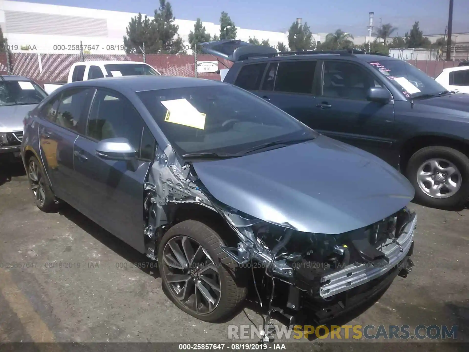 1 Photograph of a damaged car JTDS4RCE8LJ035408 TOYOTA COROLLA 2020