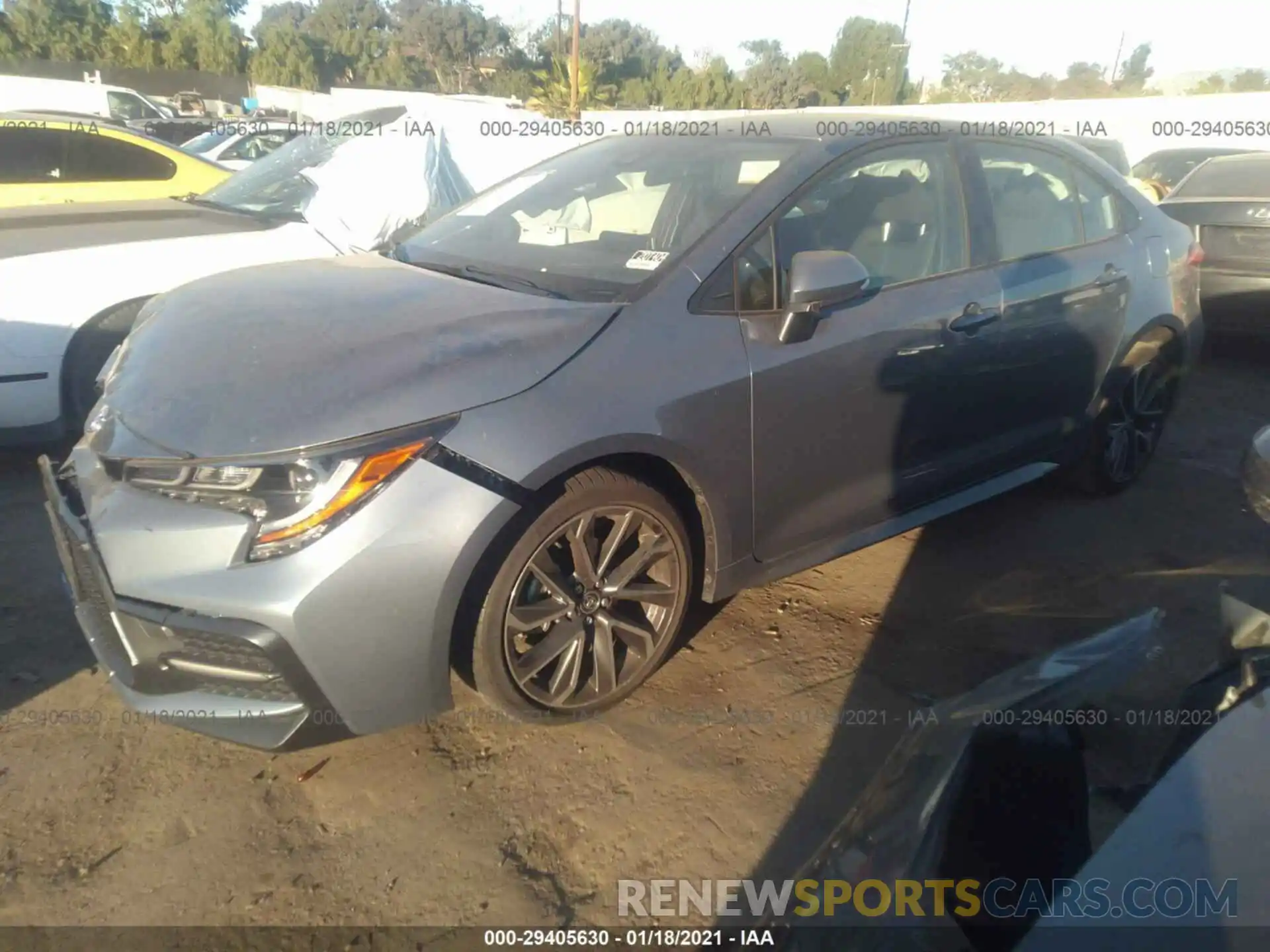 2 Photograph of a damaged car JTDS4RCE8LJ035490 TOYOTA COROLLA 2020