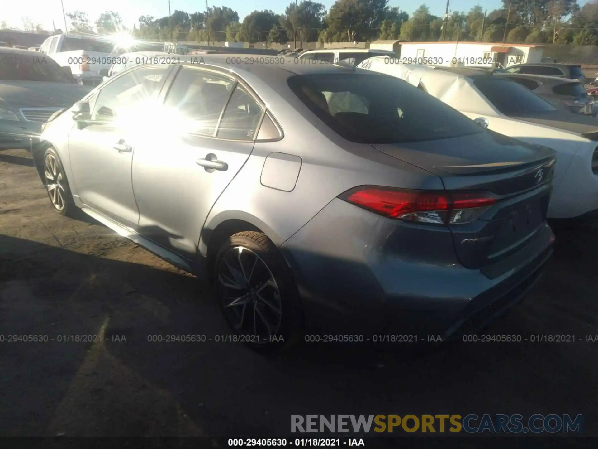 3 Photograph of a damaged car JTDS4RCE8LJ035490 TOYOTA COROLLA 2020