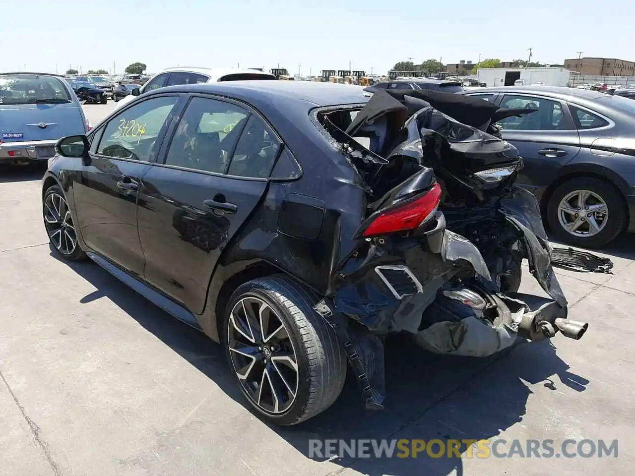 3 Photograph of a damaged car JTDS4RCE8LJ035635 TOYOTA COROLLA 2020