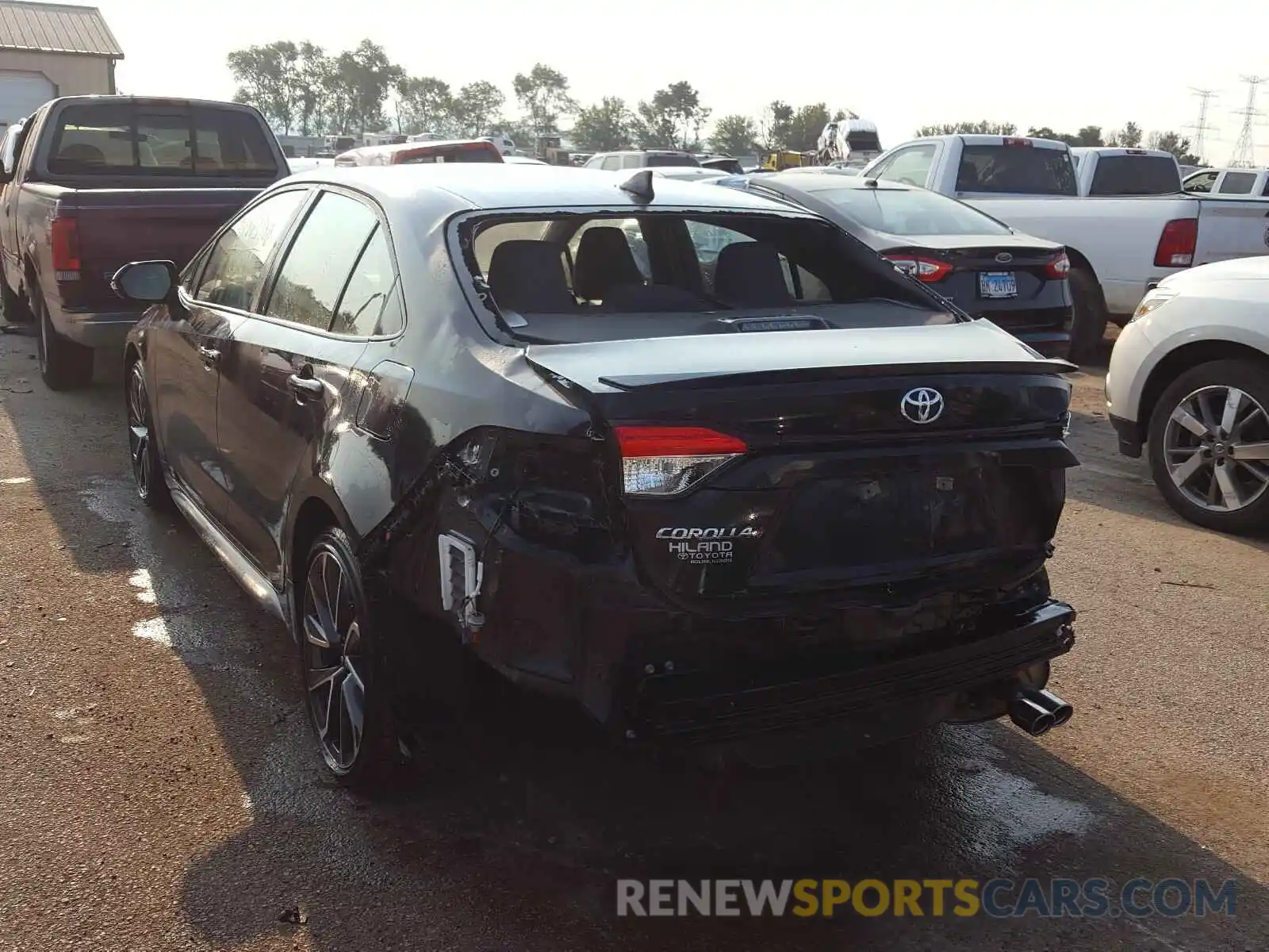 3 Photograph of a damaged car JTDS4RCE8LJ036106 TOYOTA COROLLA 2020