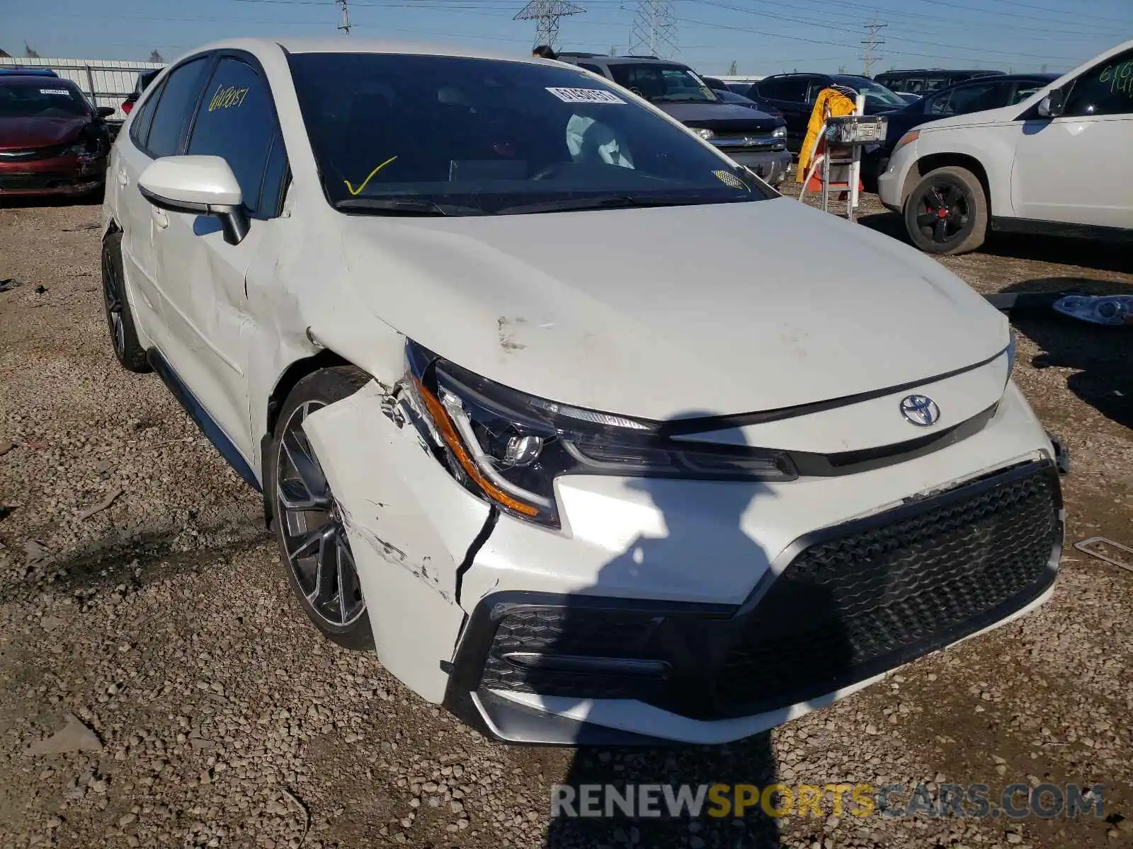 1 Photograph of a damaged car JTDS4RCE8LJ036171 TOYOTA COROLLA 2020