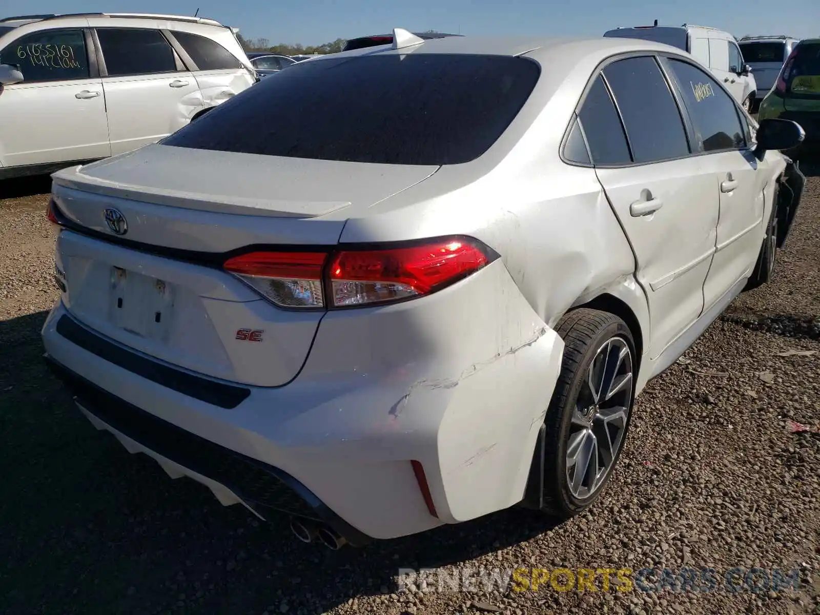 4 Photograph of a damaged car JTDS4RCE8LJ036171 TOYOTA COROLLA 2020