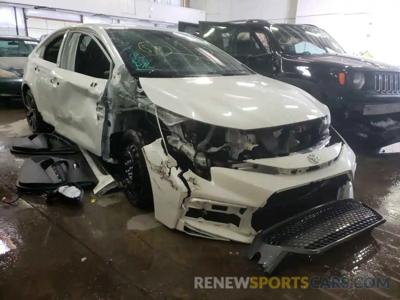 1 Photograph of a damaged car JTDS4RCE8LJ036199 TOYOTA COROLLA 2020