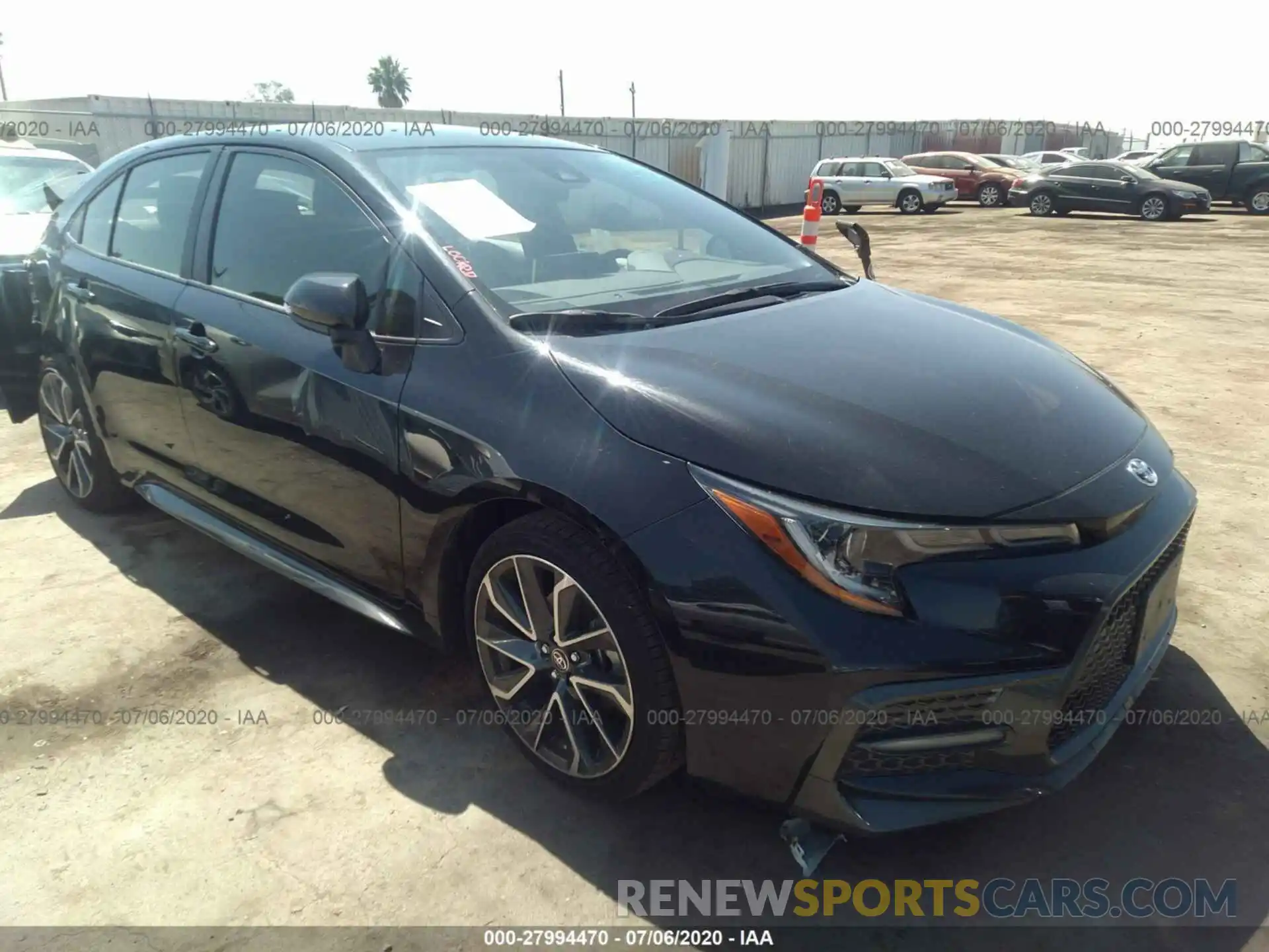 1 Photograph of a damaged car JTDS4RCE8LJ036641 TOYOTA COROLLA 2020