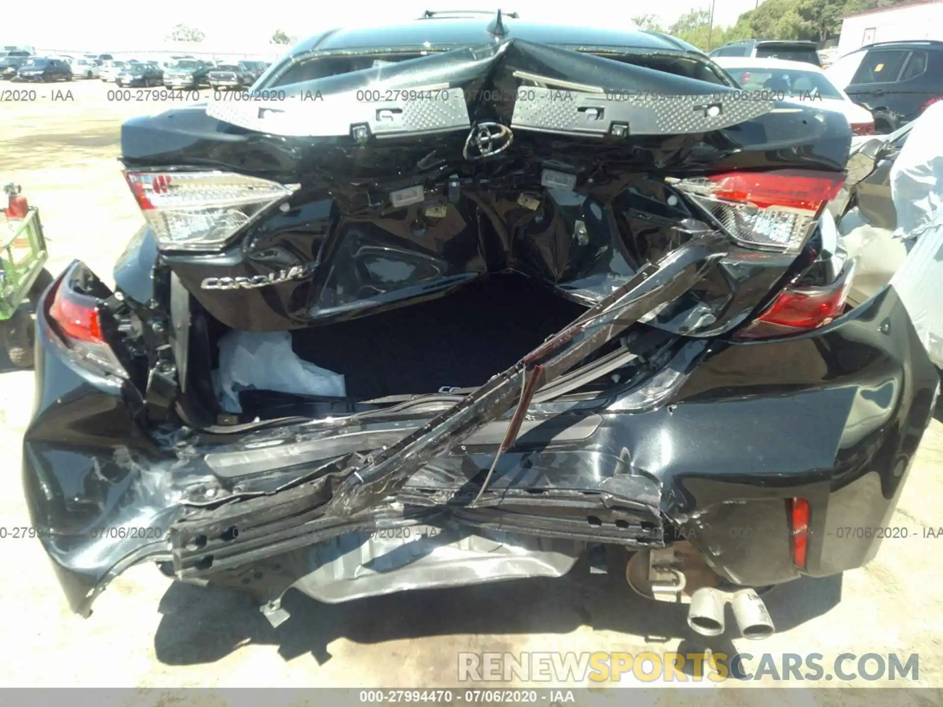 6 Photograph of a damaged car JTDS4RCE8LJ036641 TOYOTA COROLLA 2020