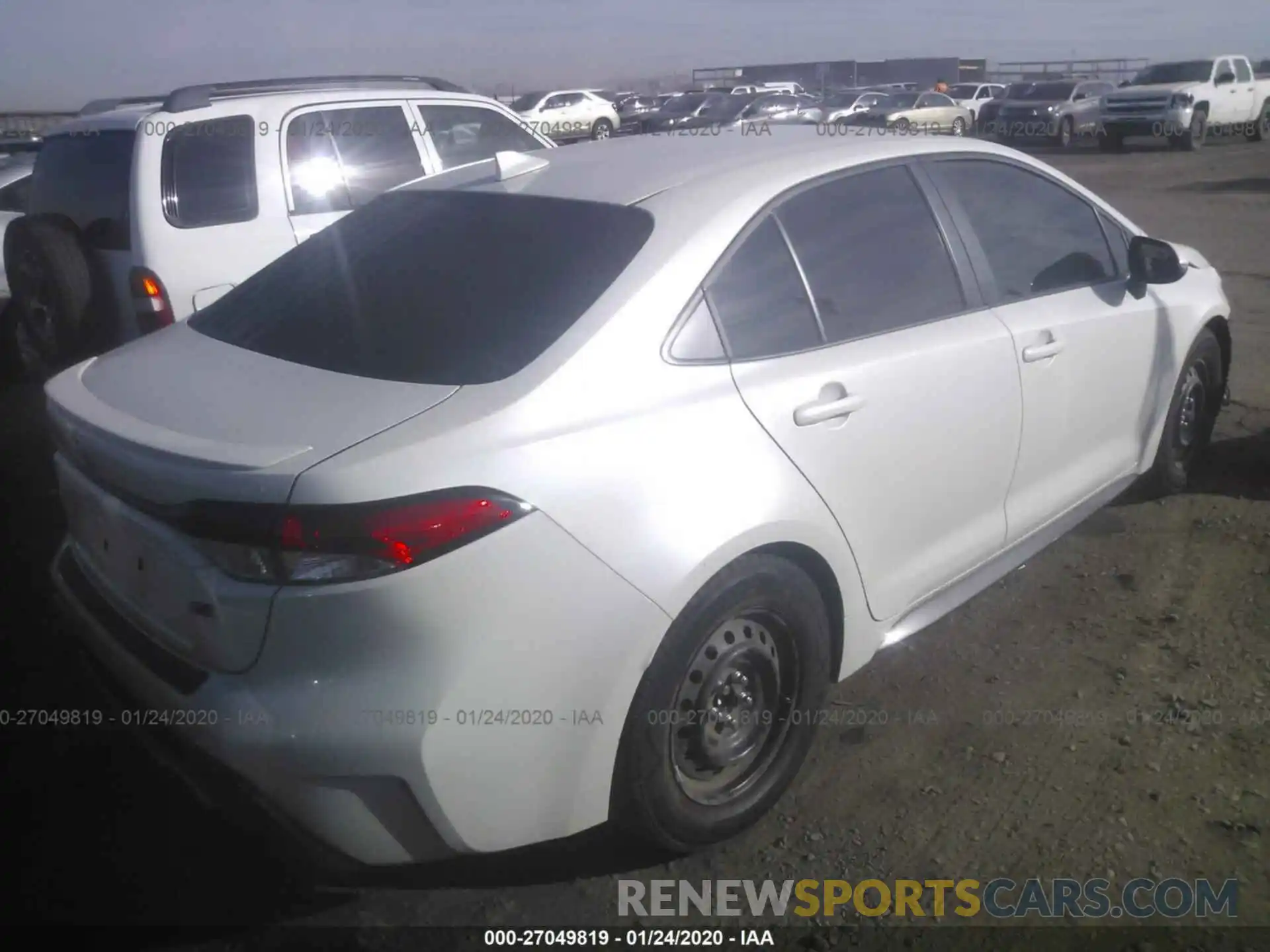 4 Photograph of a damaged car JTDS4RCE8LJ037658 TOYOTA COROLLA 2020