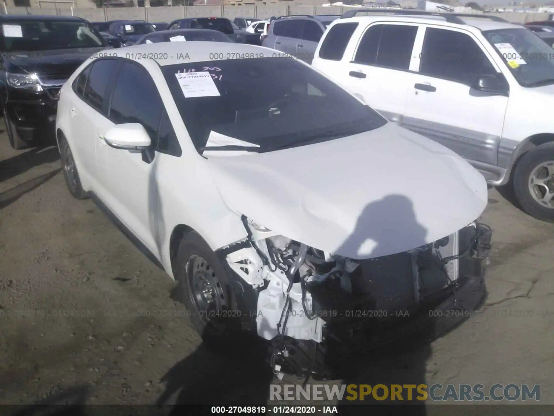 6 Photograph of a damaged car JTDS4RCE8LJ037658 TOYOTA COROLLA 2020