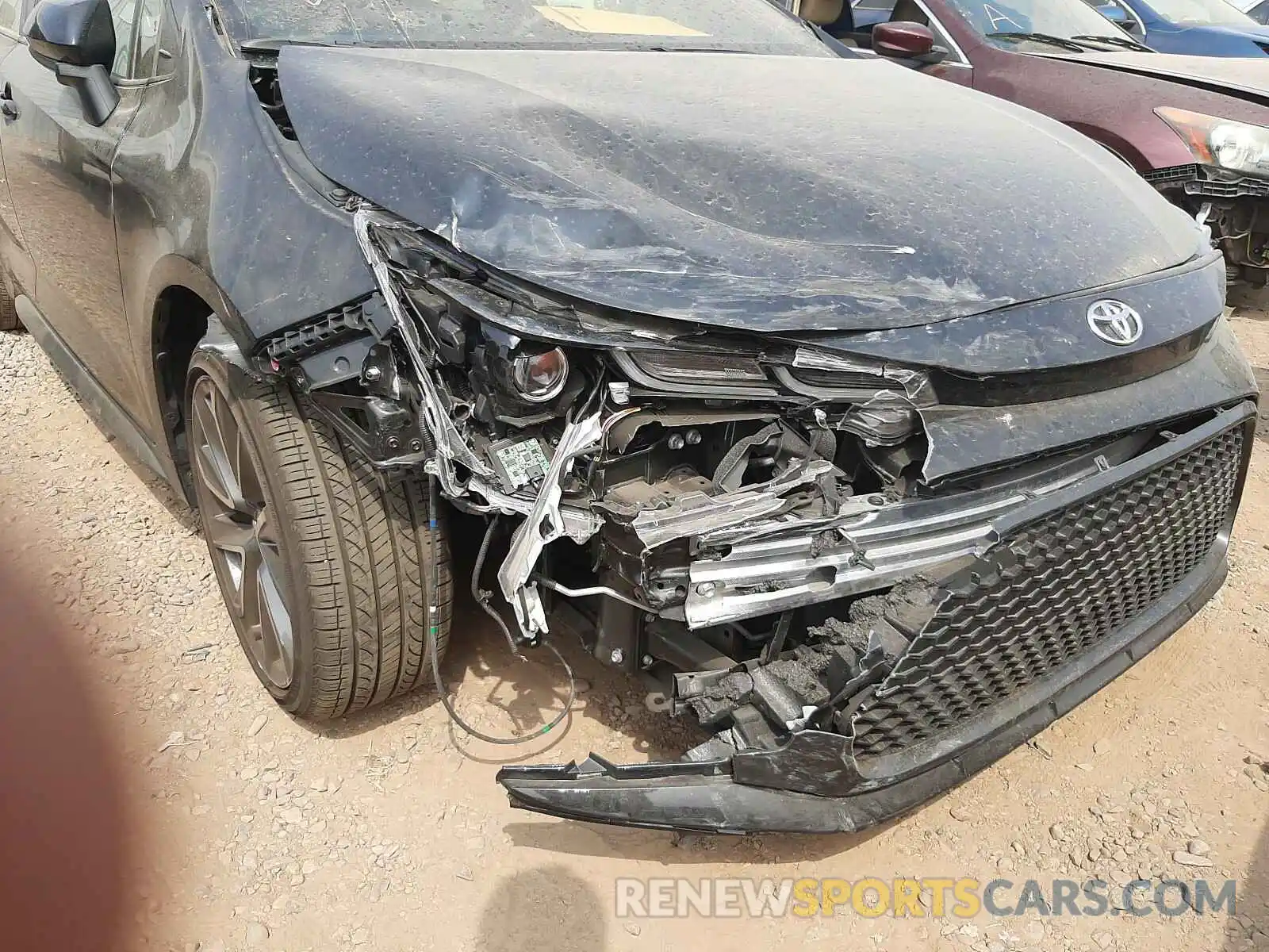 9 Photograph of a damaged car JTDS4RCE8LJ037787 TOYOTA COROLLA 2020