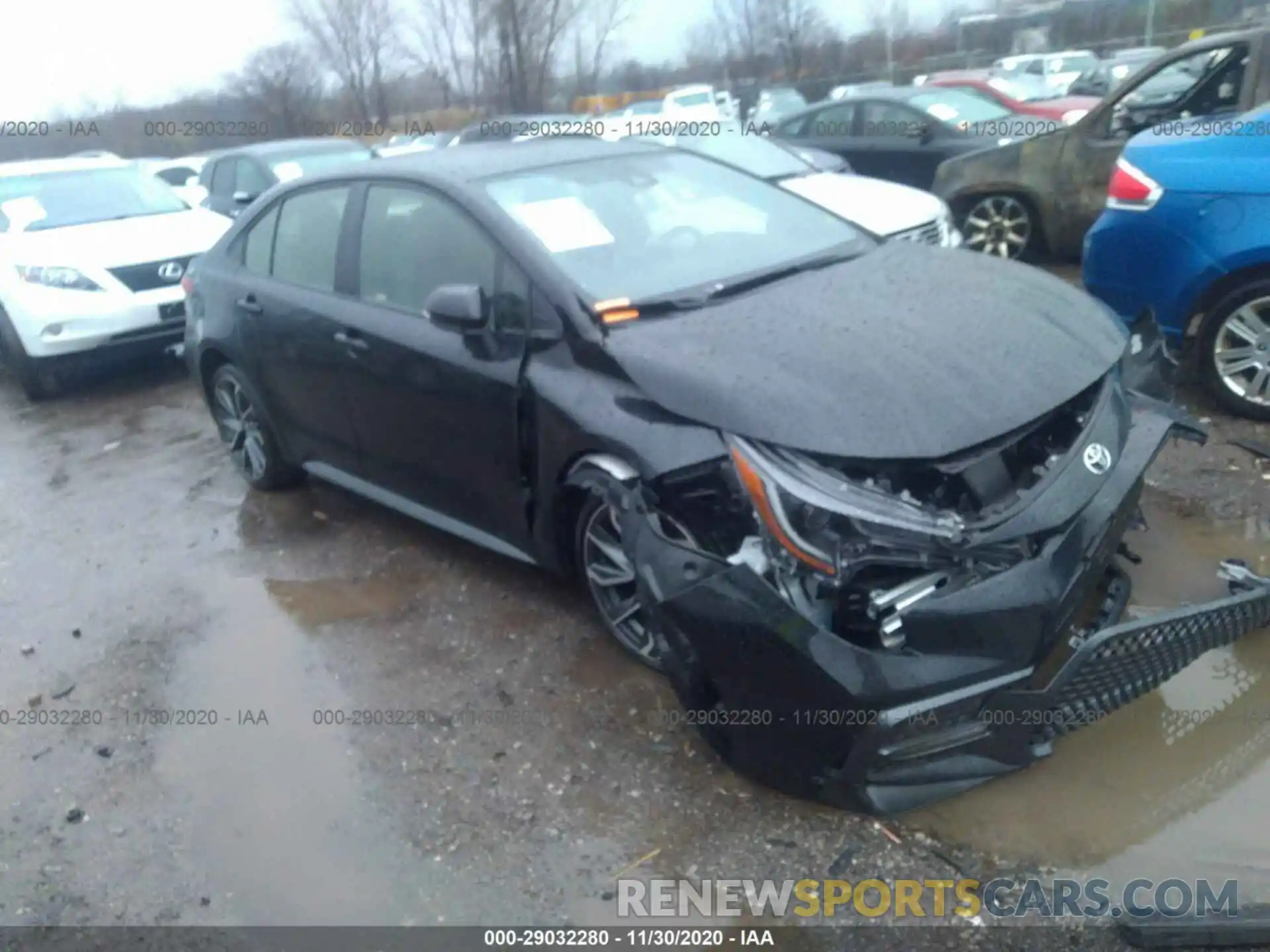 1 Photograph of a damaged car JTDS4RCE8LJ038843 TOYOTA COROLLA 2020