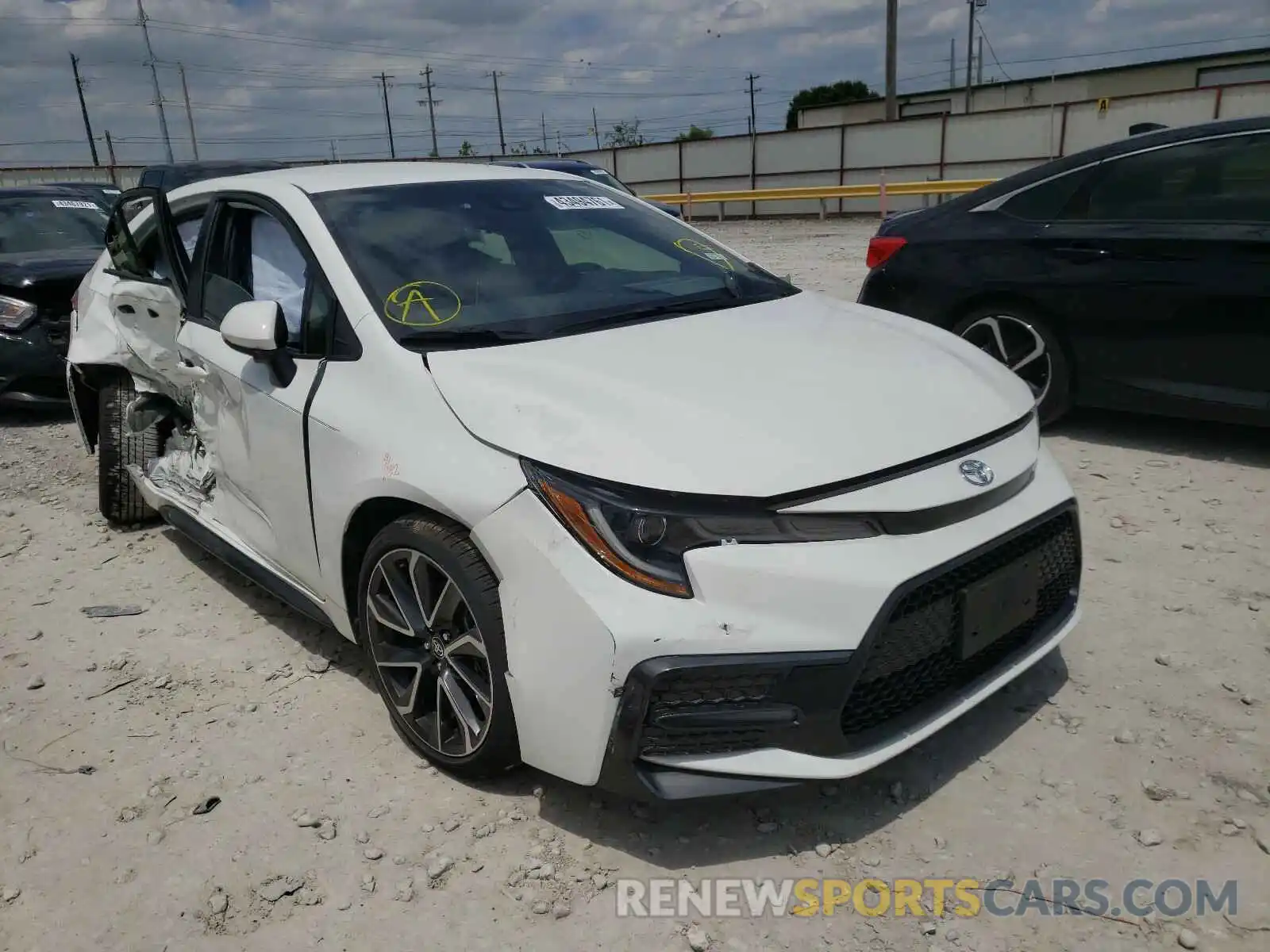 1 Photograph of a damaged car JTDS4RCE8LJ040141 TOYOTA COROLLA 2020