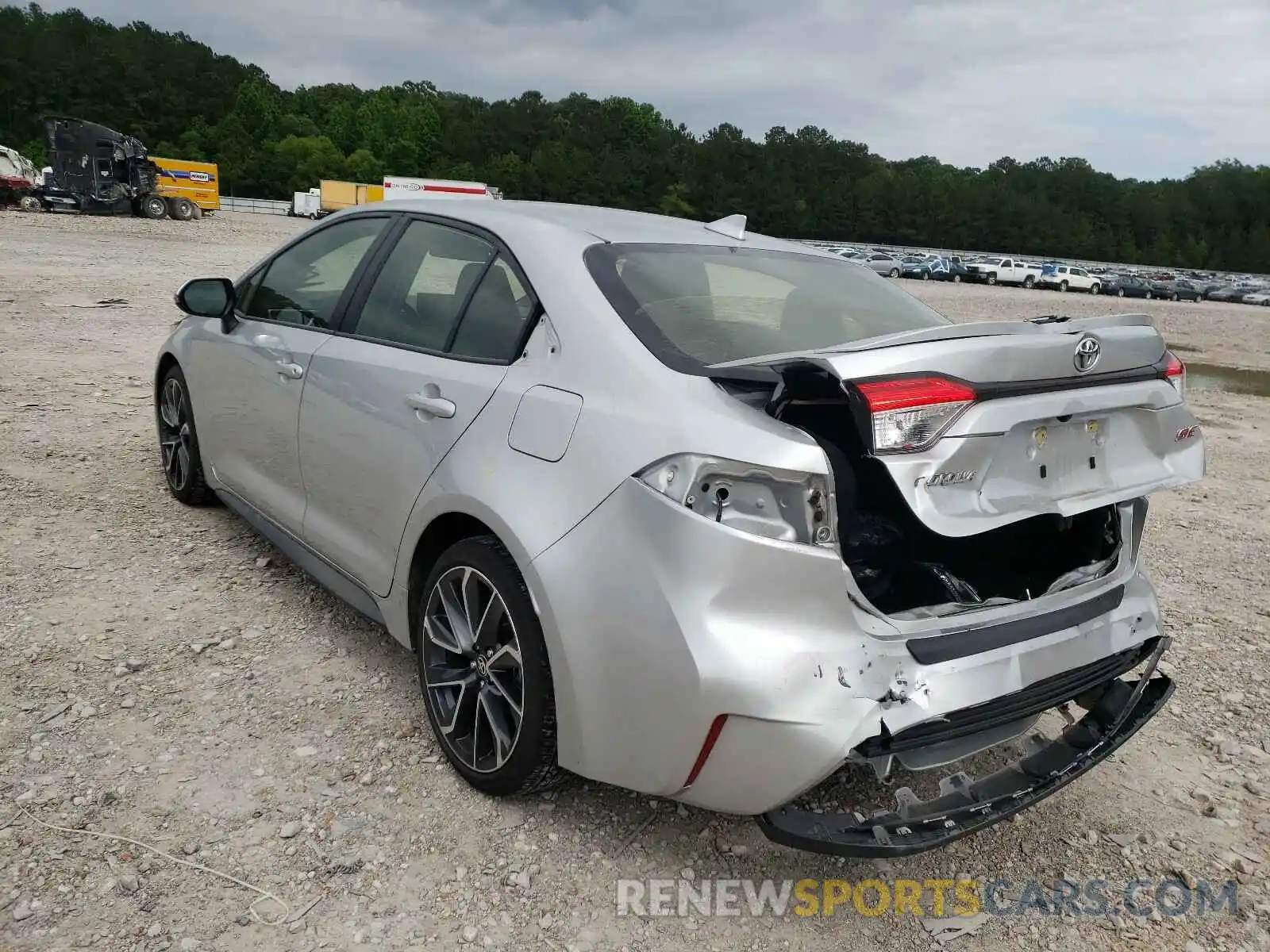 3 Photograph of a damaged car JTDS4RCE8LJ041211 TOYOTA COROLLA 2020