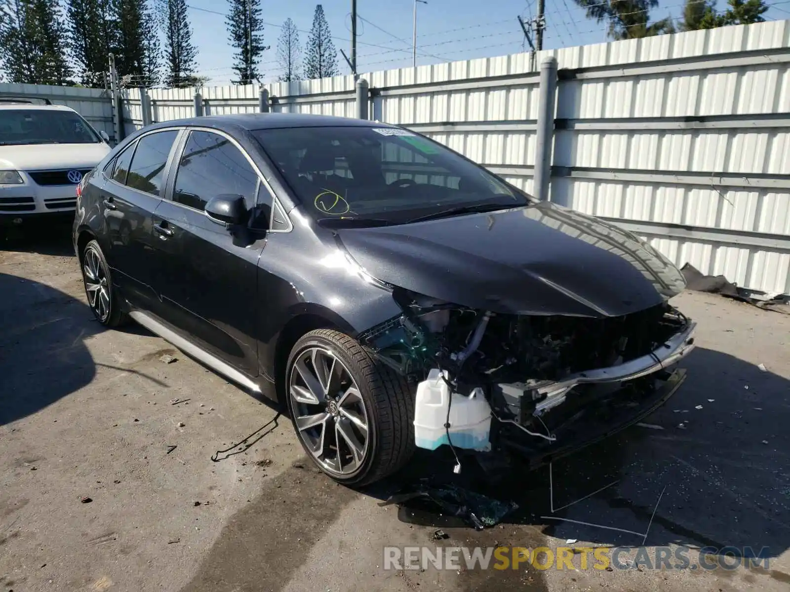 1 Photograph of a damaged car JTDS4RCE8LJ041466 TOYOTA COROLLA 2020