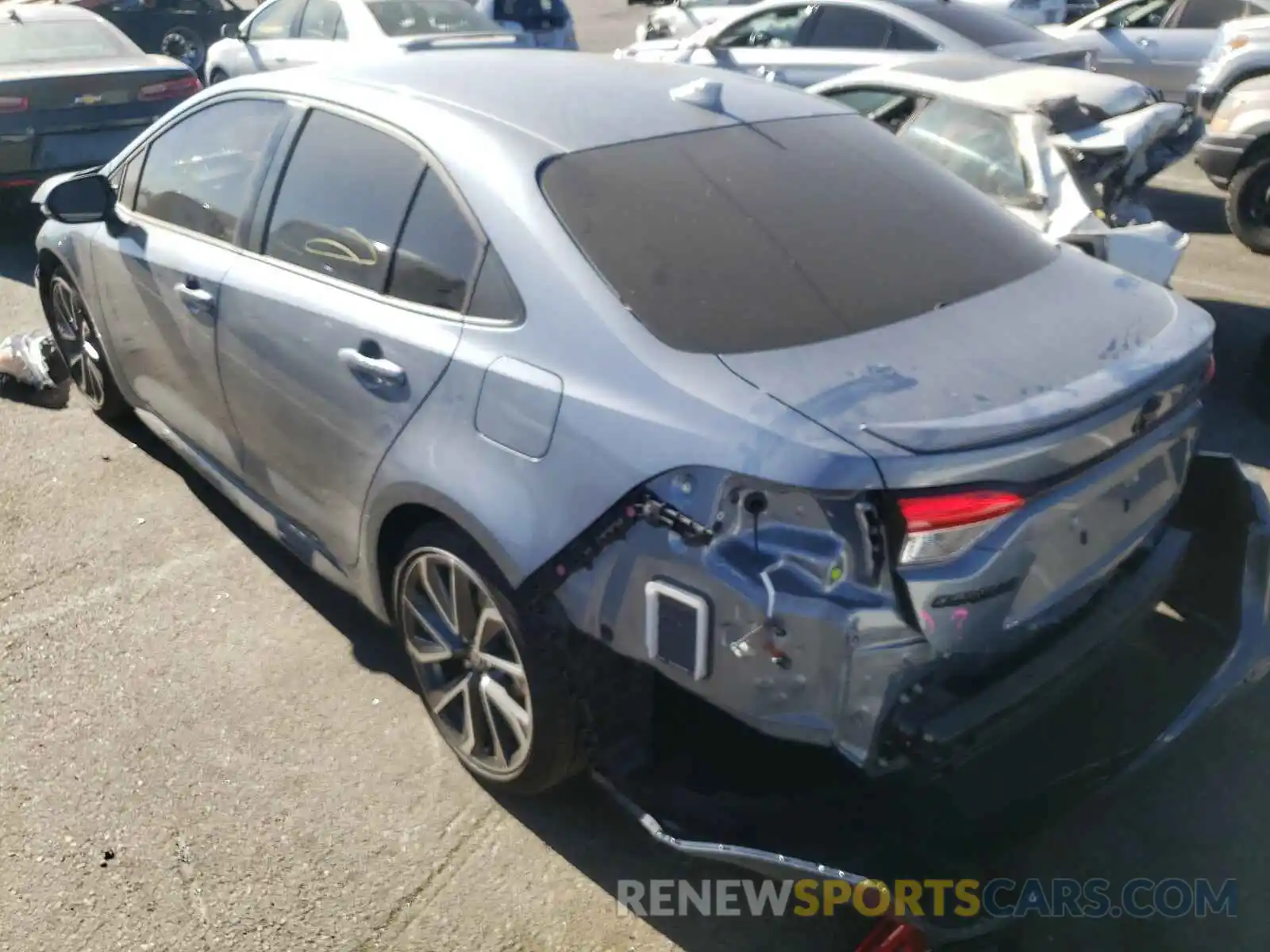 3 Photograph of a damaged car JTDS4RCE8LJ042262 TOYOTA COROLLA 2020