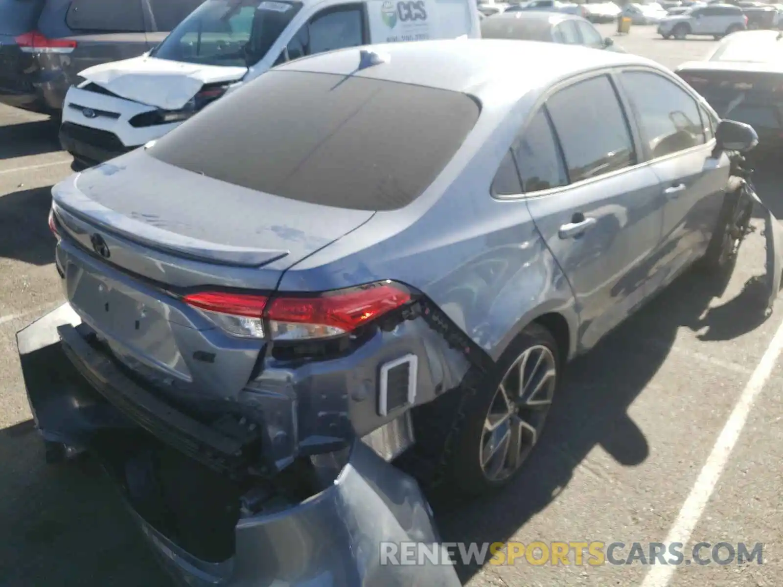 4 Photograph of a damaged car JTDS4RCE8LJ042262 TOYOTA COROLLA 2020