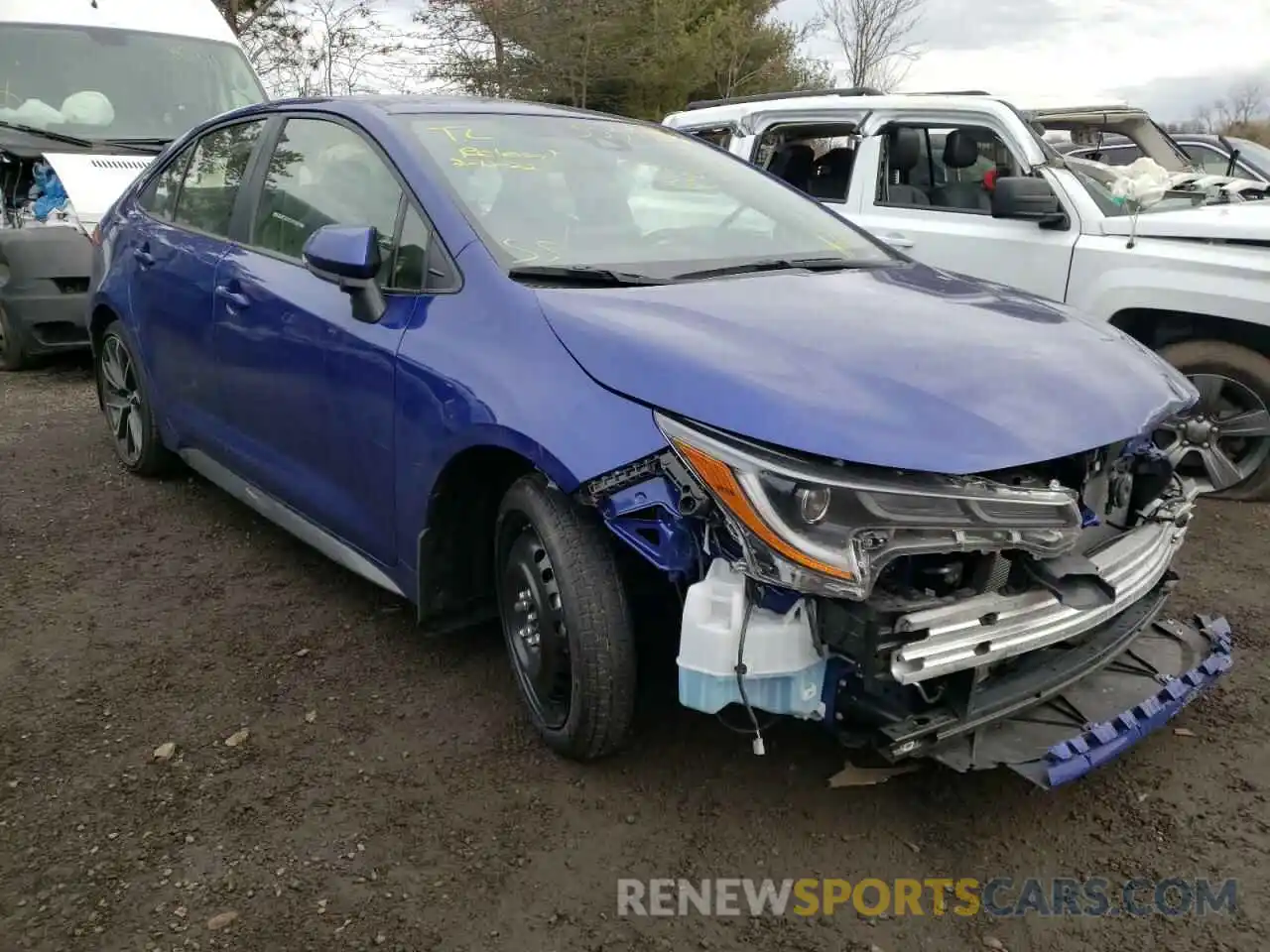 1 Photograph of a damaged car JTDS4RCE8LJ042522 TOYOTA COROLLA 2020