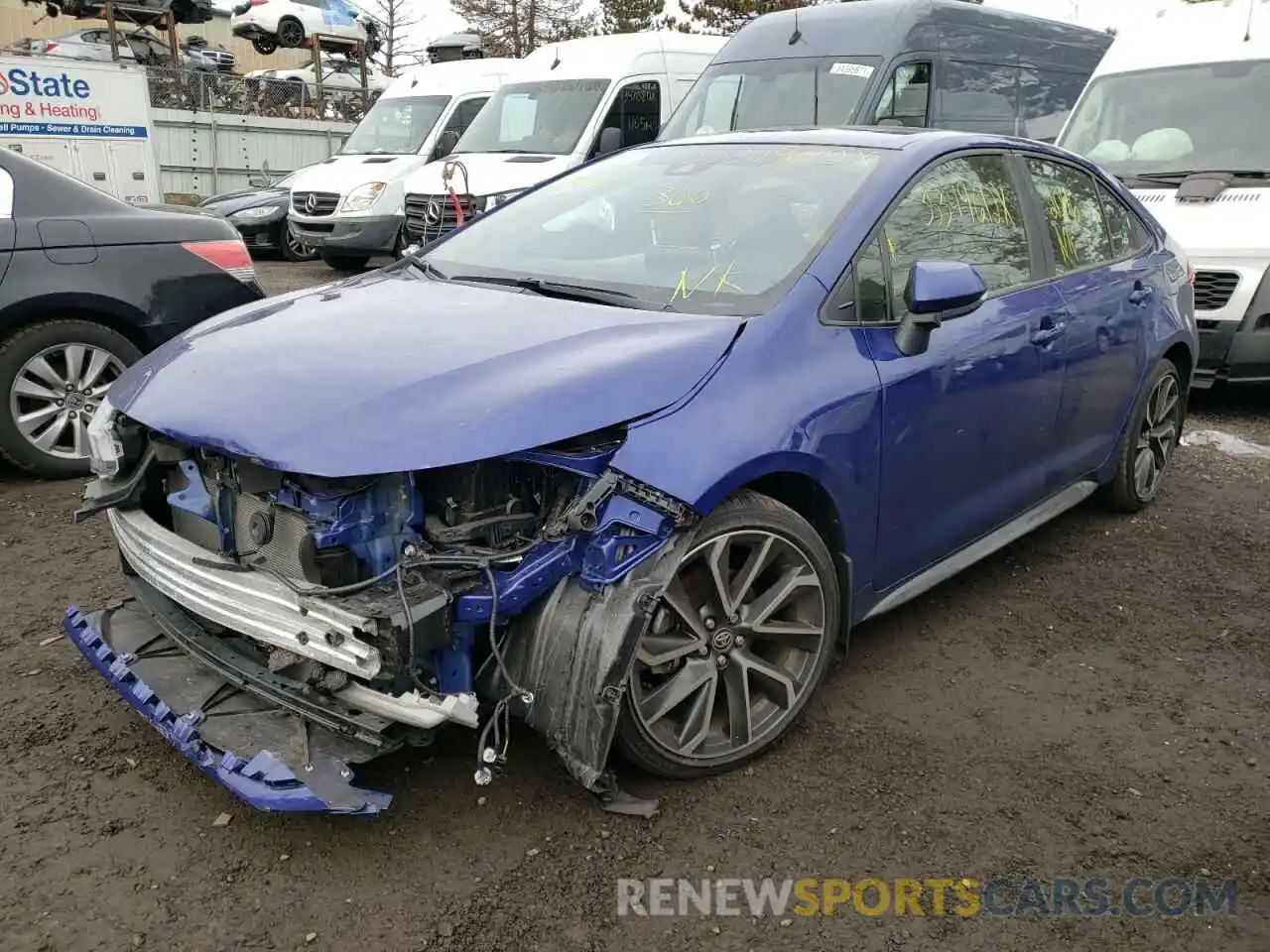 2 Photograph of a damaged car JTDS4RCE8LJ042522 TOYOTA COROLLA 2020