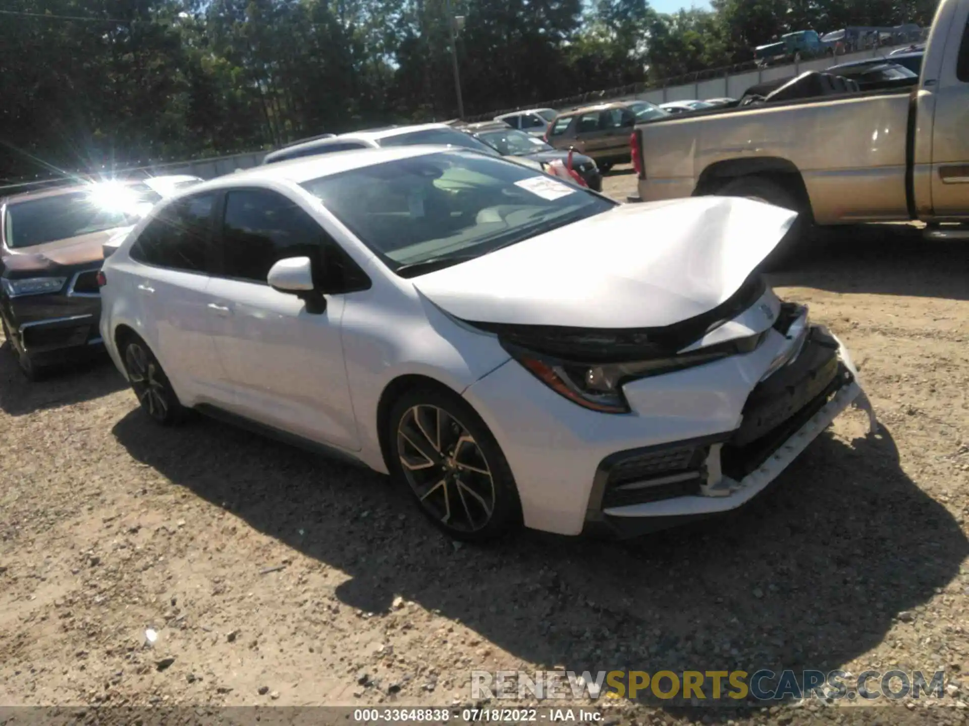 1 Photograph of a damaged car JTDS4RCE8LJ043699 TOYOTA COROLLA 2020