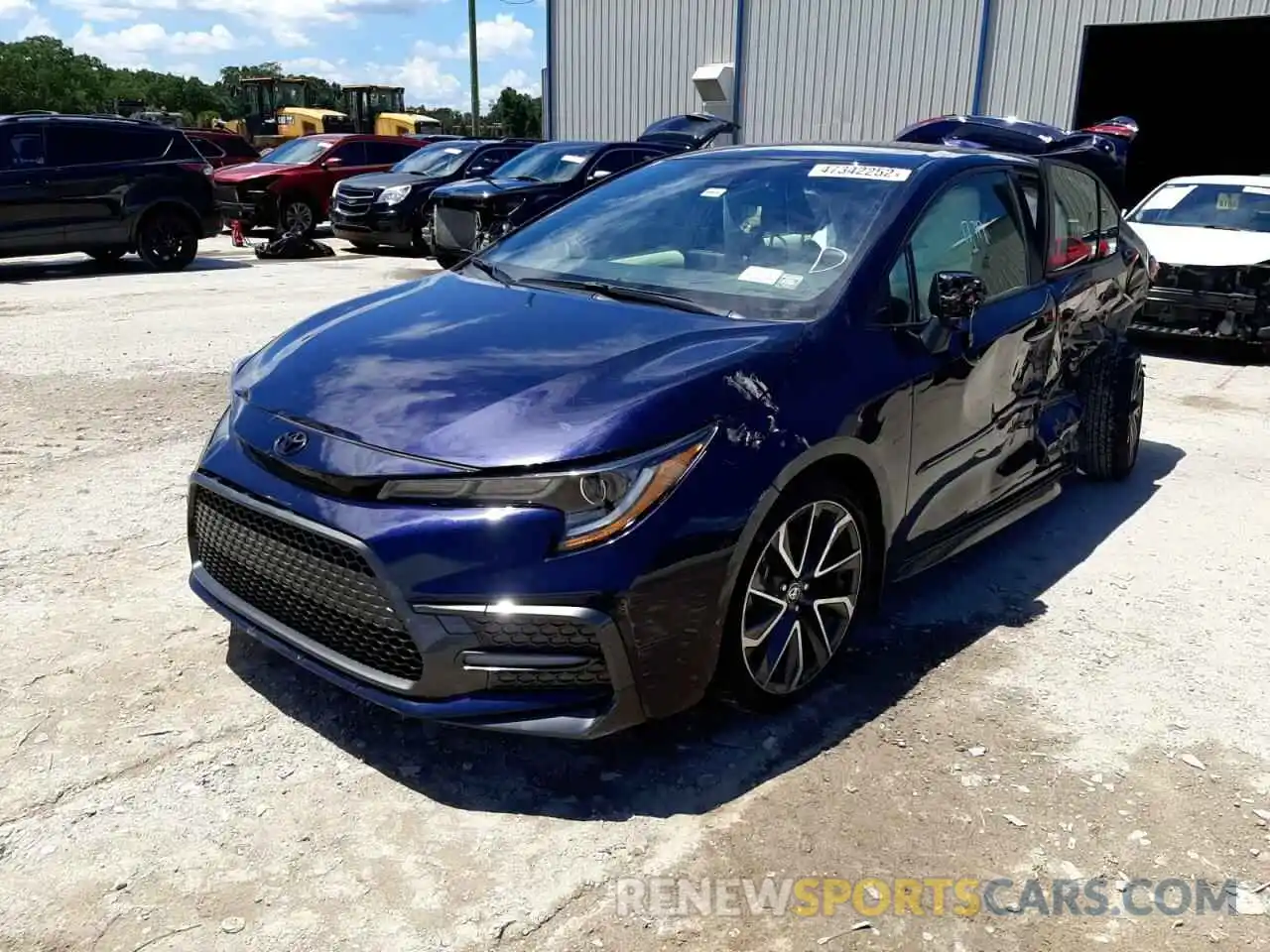 2 Photograph of a damaged car JTDS4RCE8LJ045498 TOYOTA COROLLA 2020