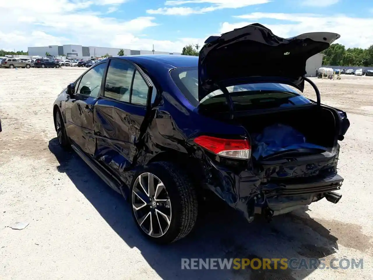 3 Photograph of a damaged car JTDS4RCE8LJ045498 TOYOTA COROLLA 2020