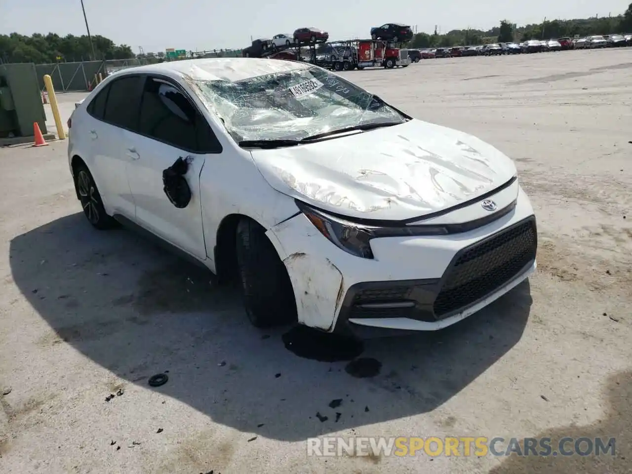 1 Photograph of a damaged car JTDS4RCE8LJ046439 TOYOTA COROLLA 2020