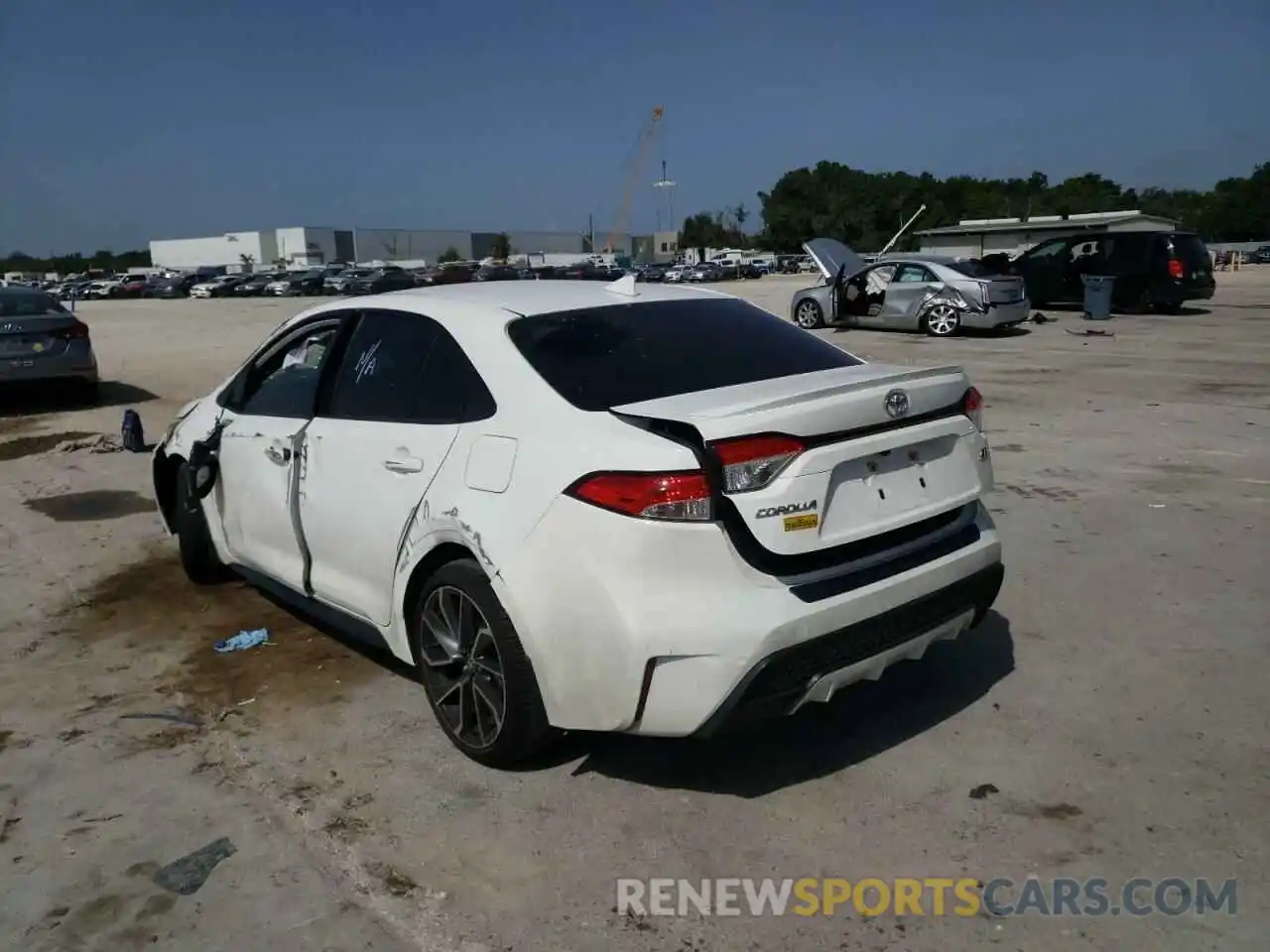 3 Photograph of a damaged car JTDS4RCE8LJ046439 TOYOTA COROLLA 2020