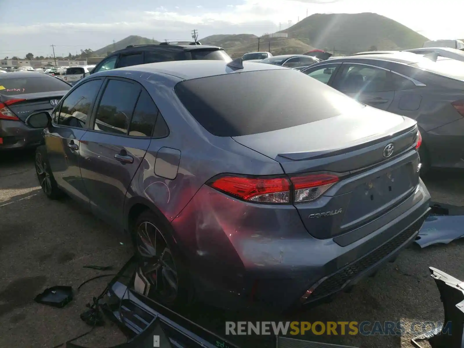 3 Photograph of a damaged car JTDS4RCE8LJ047851 TOYOTA COROLLA 2020