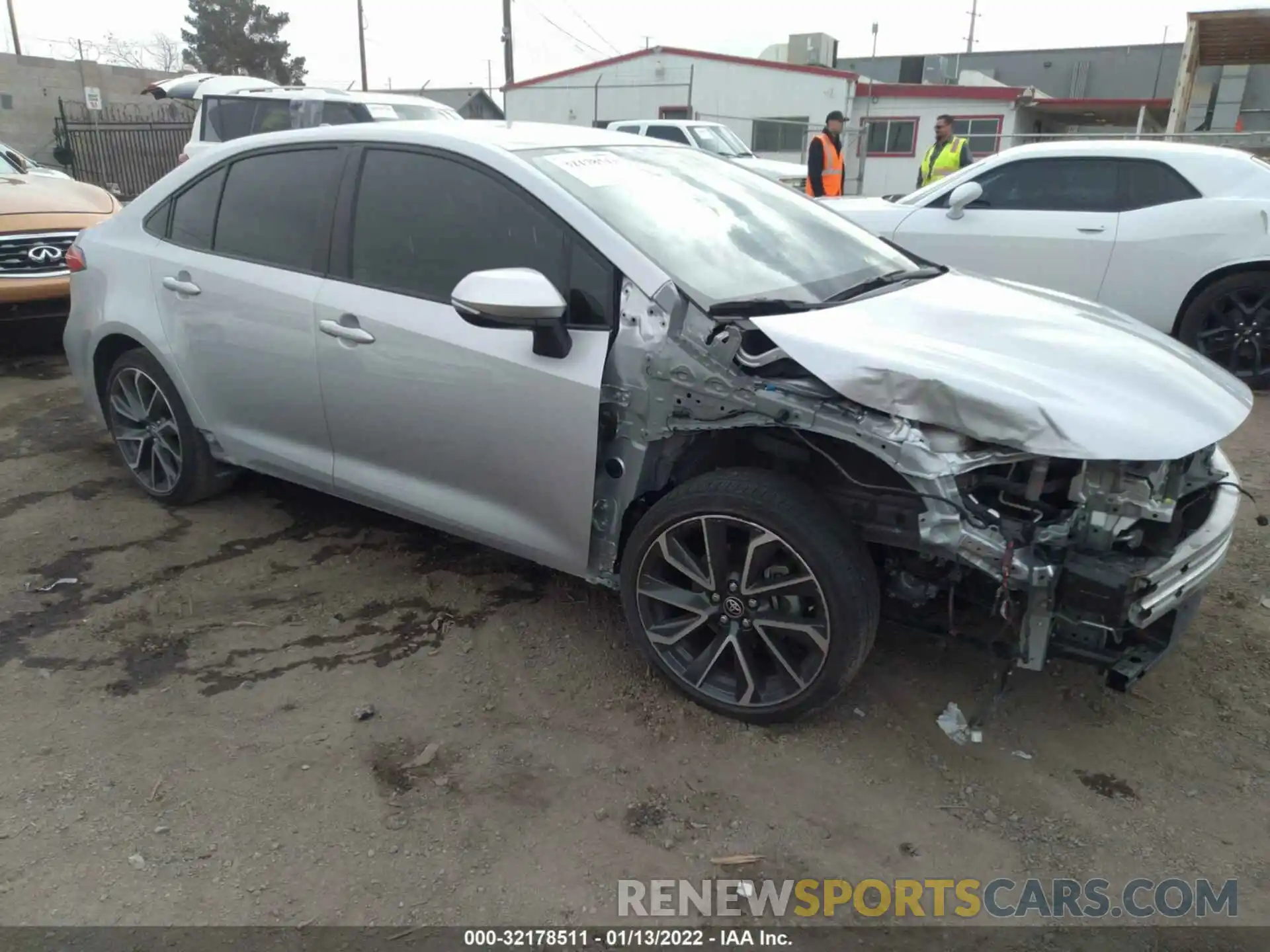 1 Photograph of a damaged car JTDS4RCE8LJ051852 TOYOTA COROLLA 2020