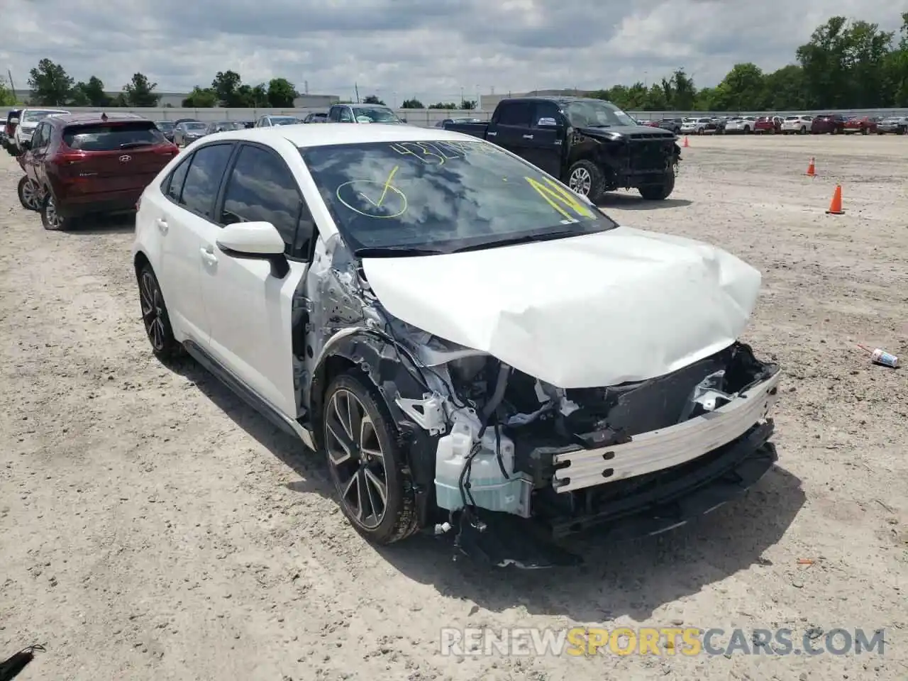 1 Photograph of a damaged car JTDS4RCE9LJ000439 TOYOTA COROLLA 2020