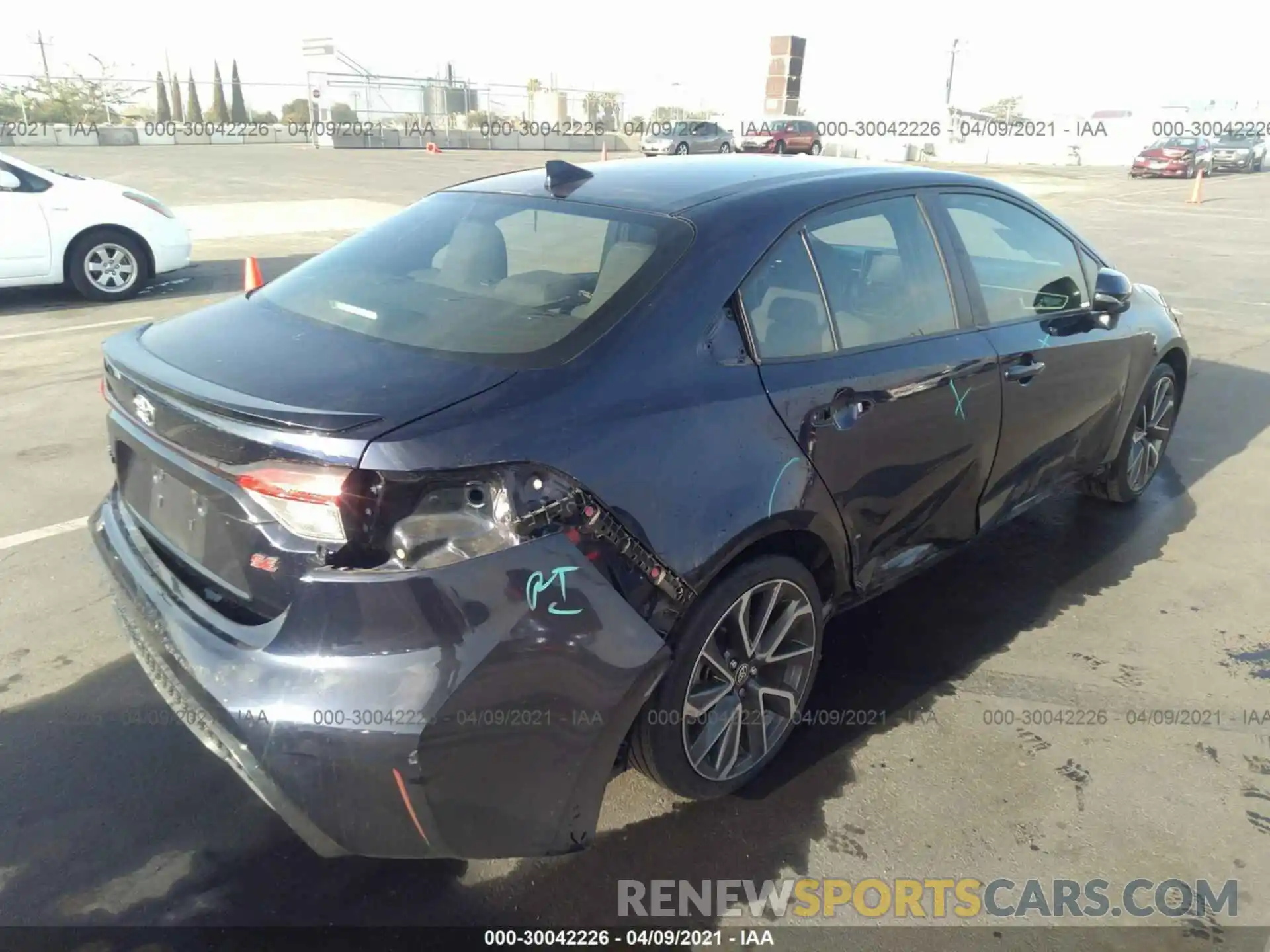 6 Photograph of a damaged car JTDS4RCE9LJ001526 TOYOTA COROLLA 2020