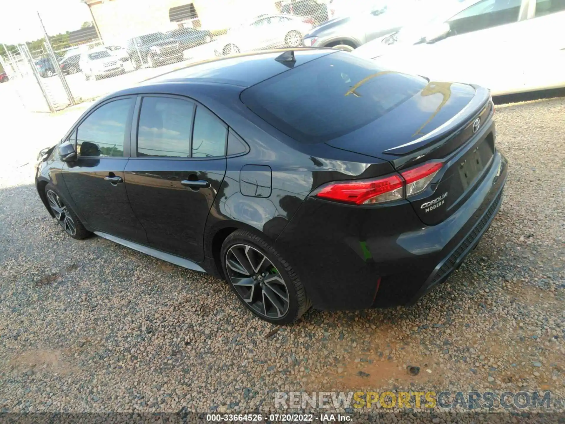 3 Photograph of a damaged car JTDS4RCE9LJ002398 TOYOTA COROLLA 2020